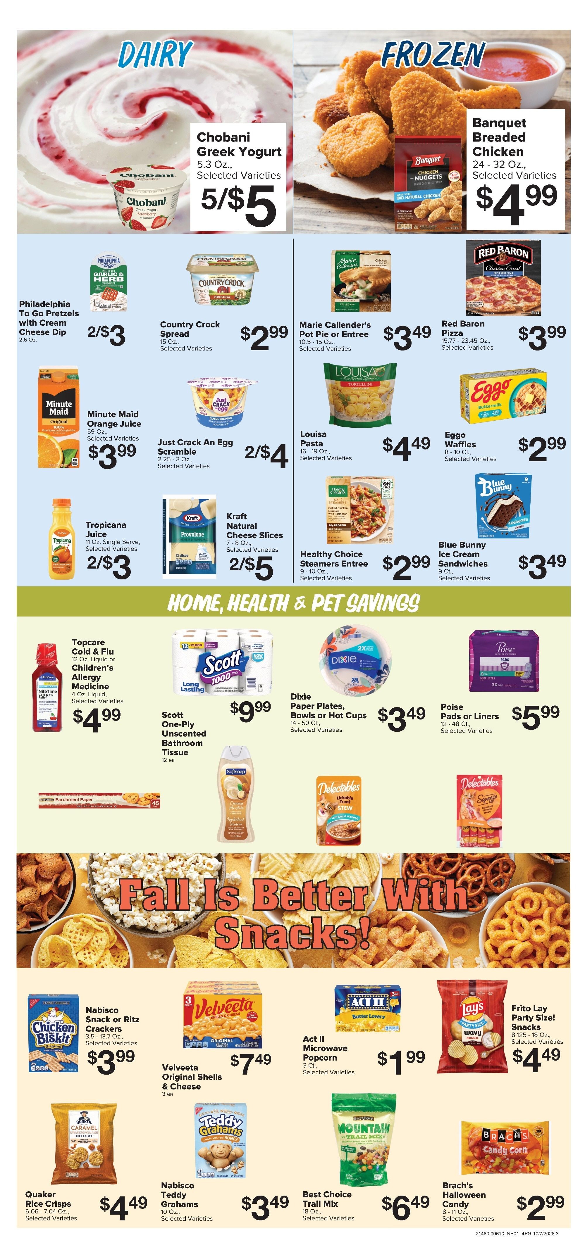 Brown's Grocery Store Weekly Ad October 7 - 13, 2026