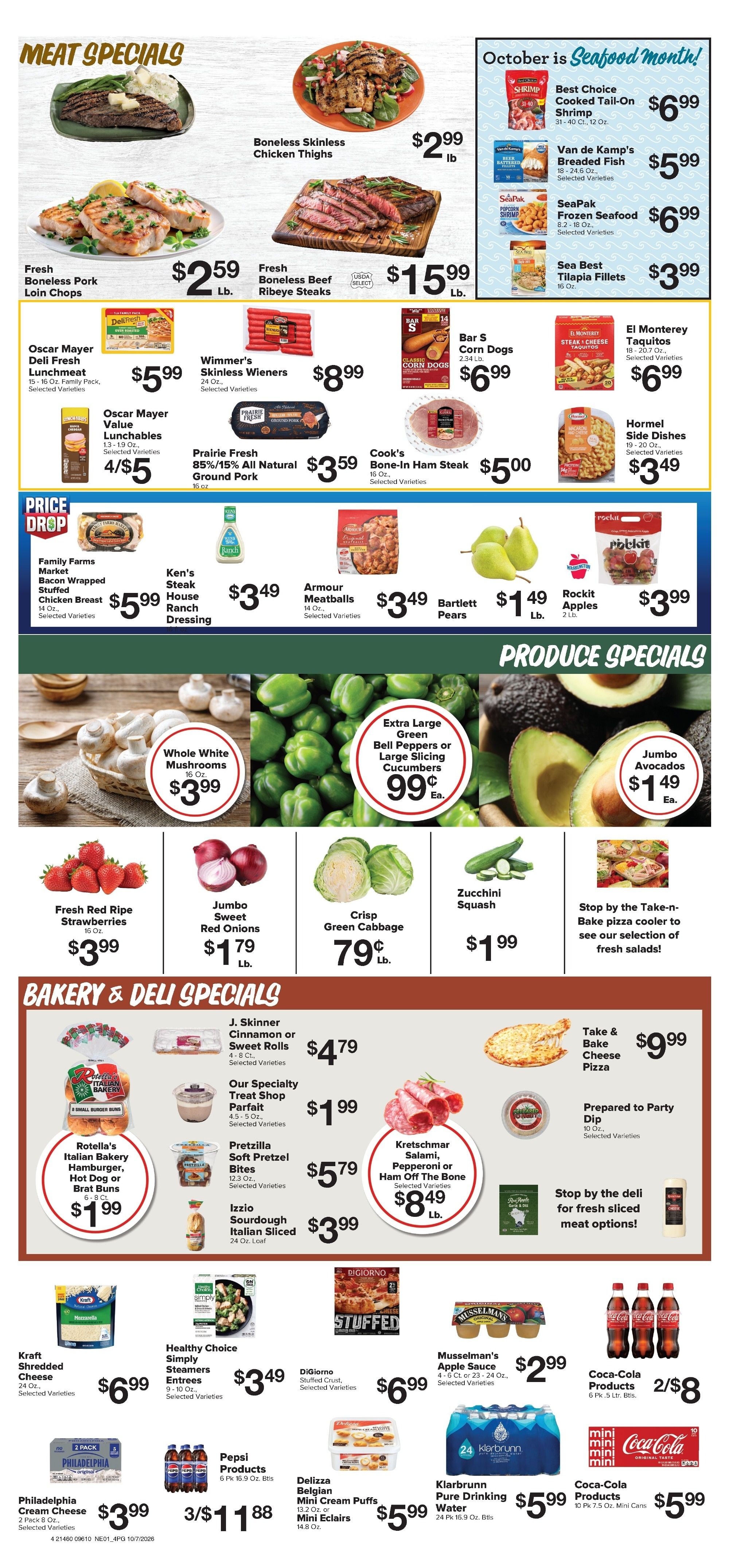Brown's Grocery Store Weekly Ad October 7 - 13, 2026