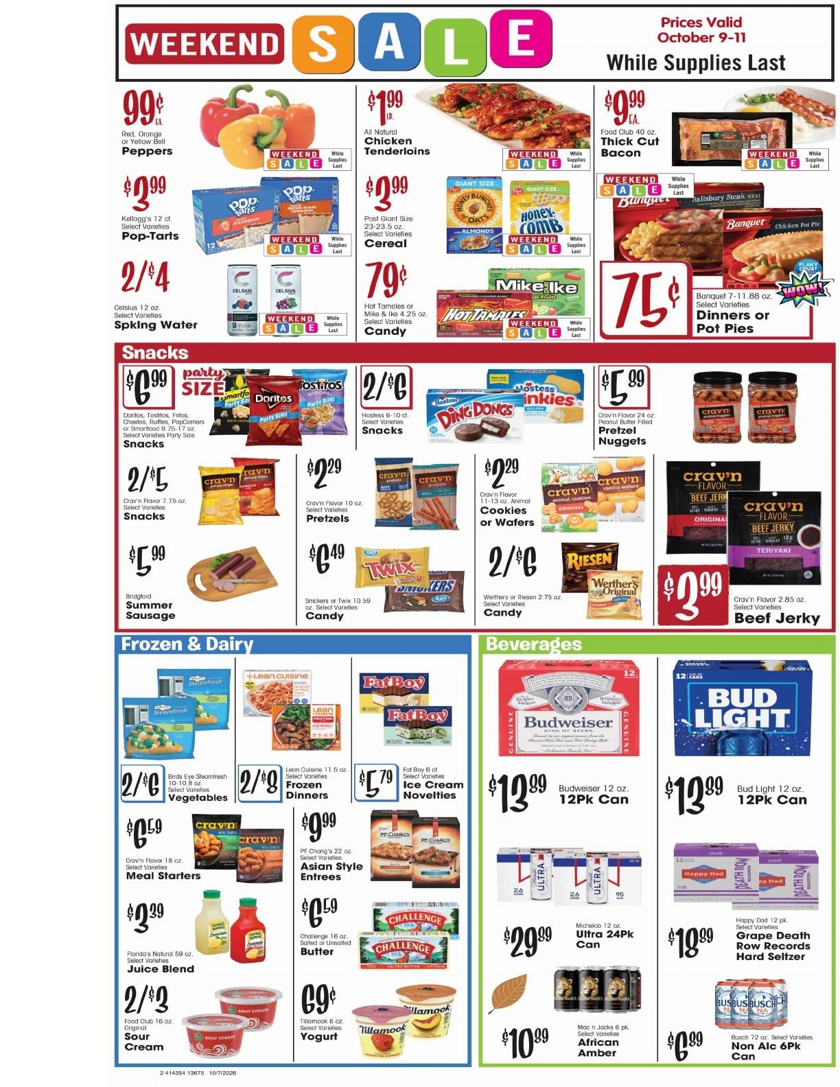 Canyon Foods Weekly Ad October 7 - 13, 2026