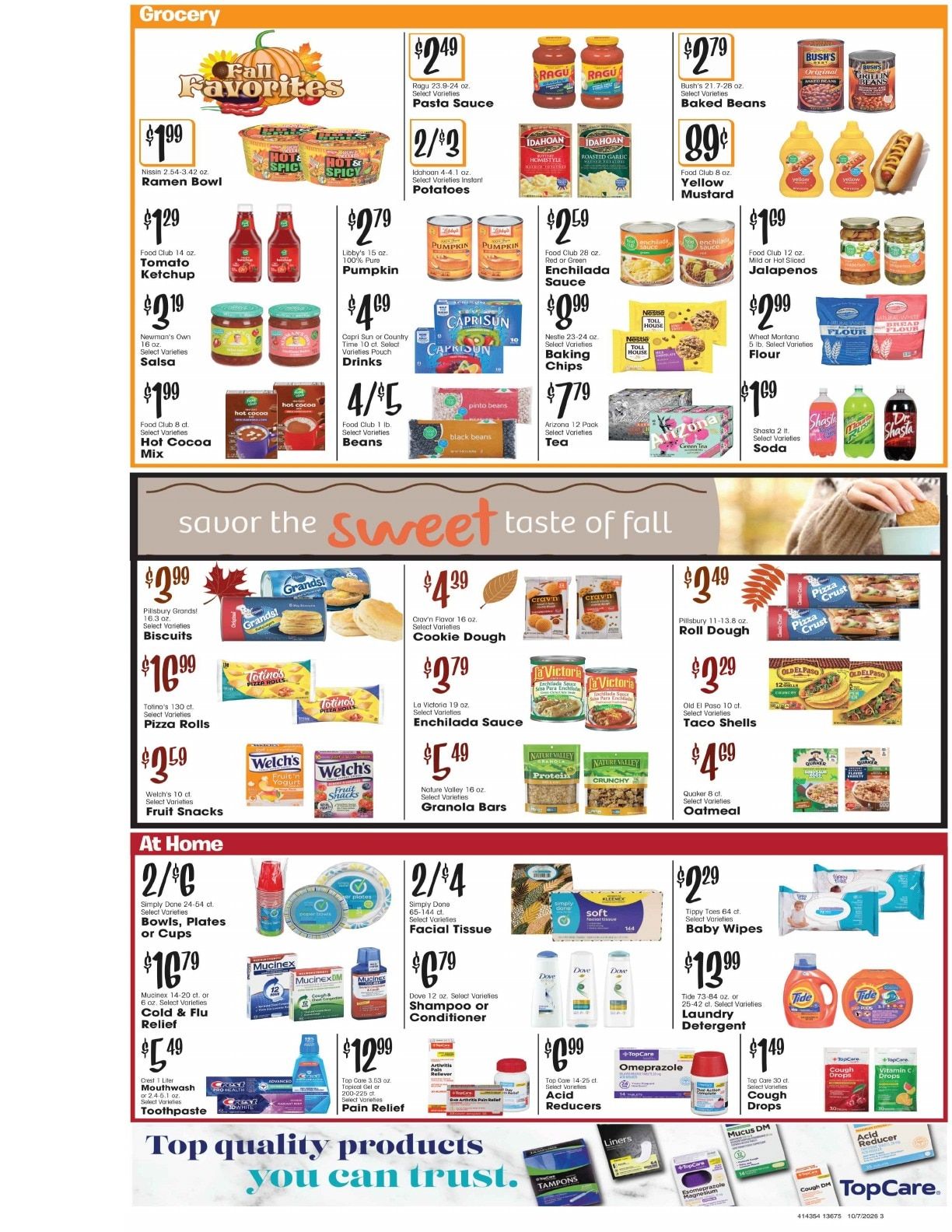 Canyon Foods Weekly Ad October 7 - 13, 2026
