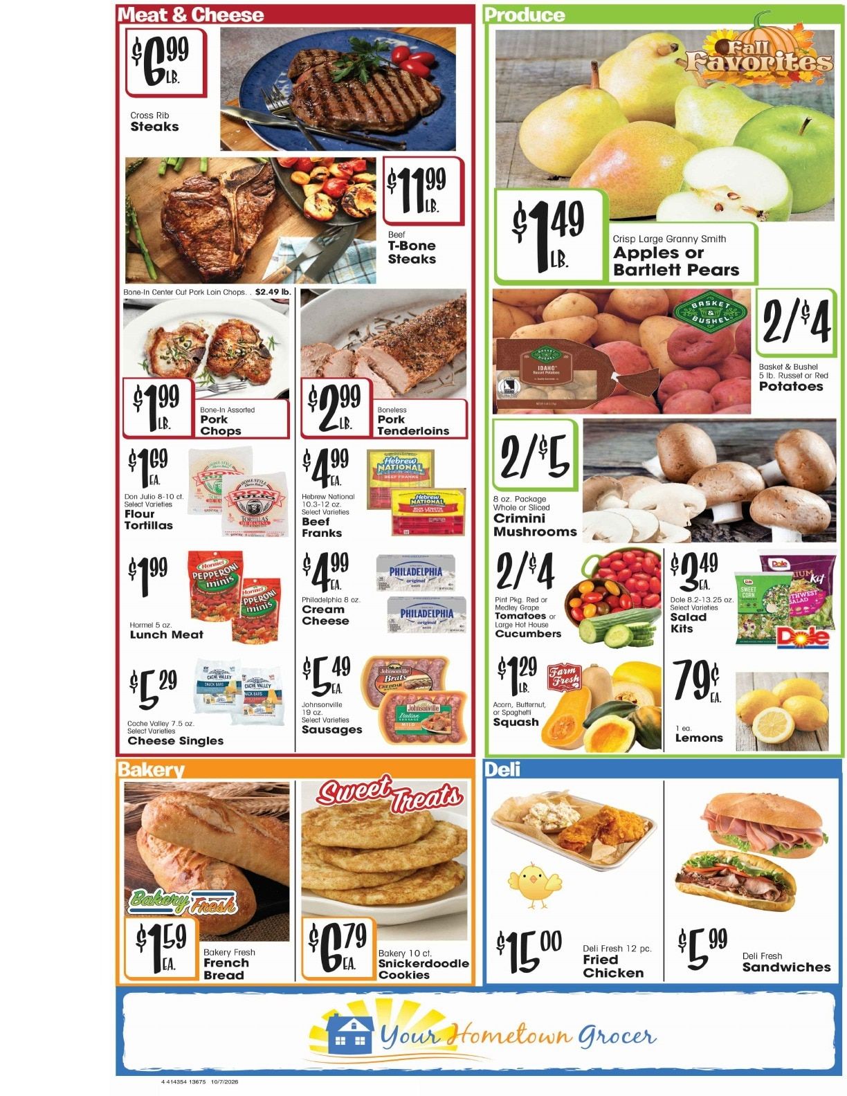 Canyon Foods Weekly Ad October 7 - 13, 2026