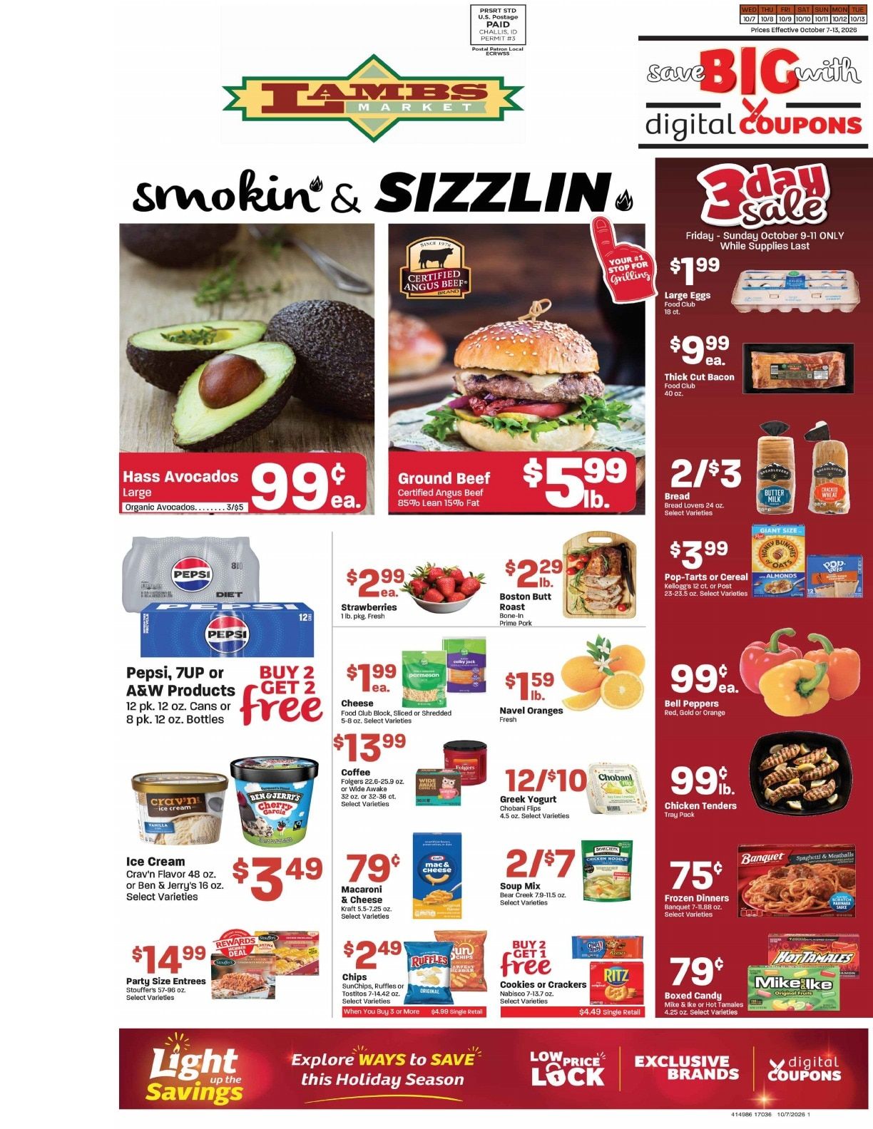 Lamb's Market Weekly Ad October 7 - 13, 2026