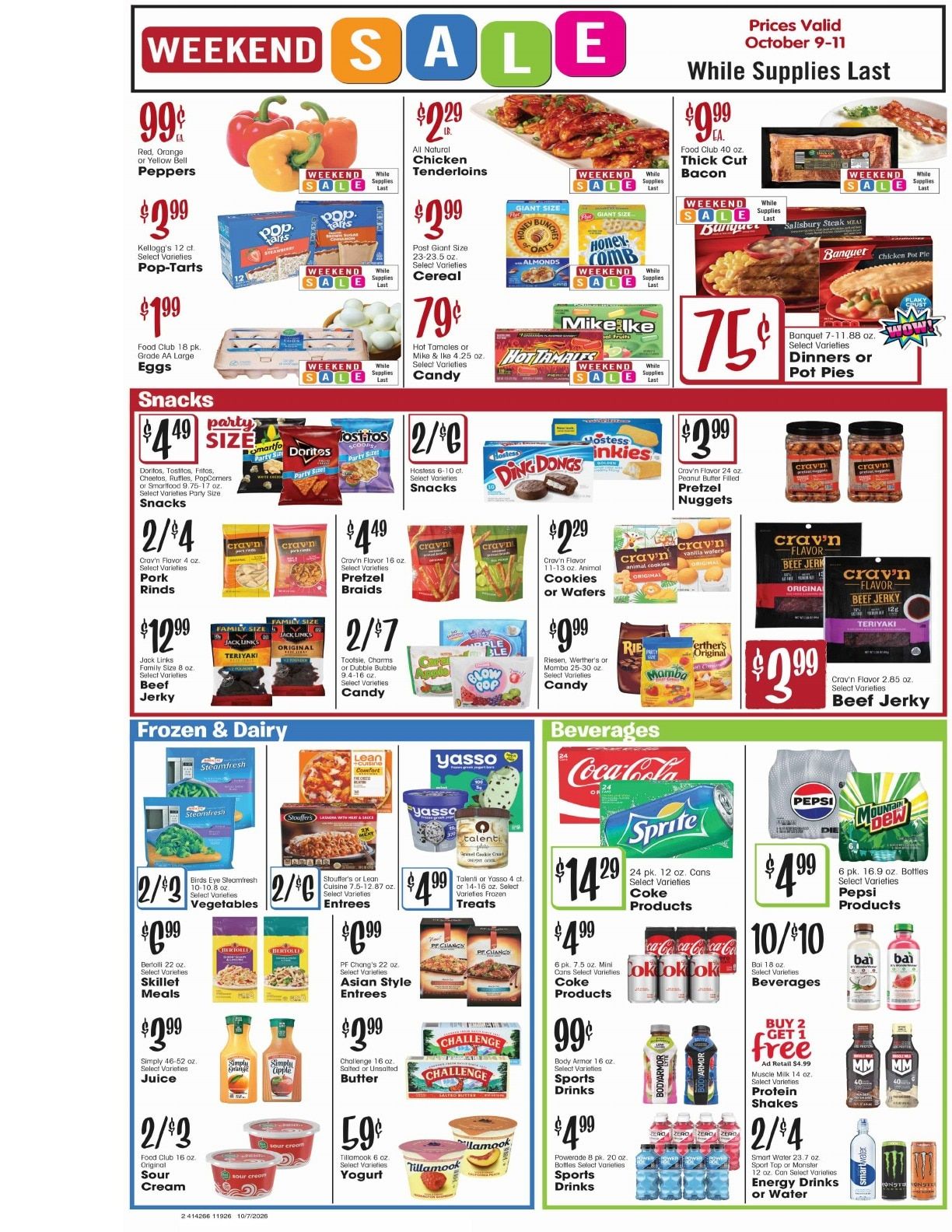 Burney's Weekly Ad October 7 - 13, 2026