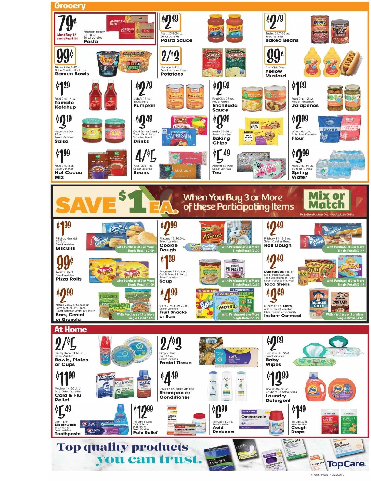 Burney's Weekly Ad October 7 - 13, 2026