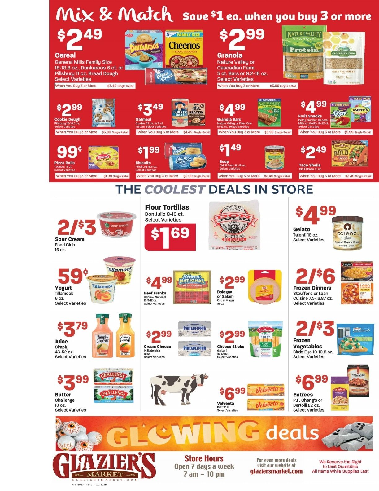 Glazier's Market Weekly Ad October 7 - 13, 2026
