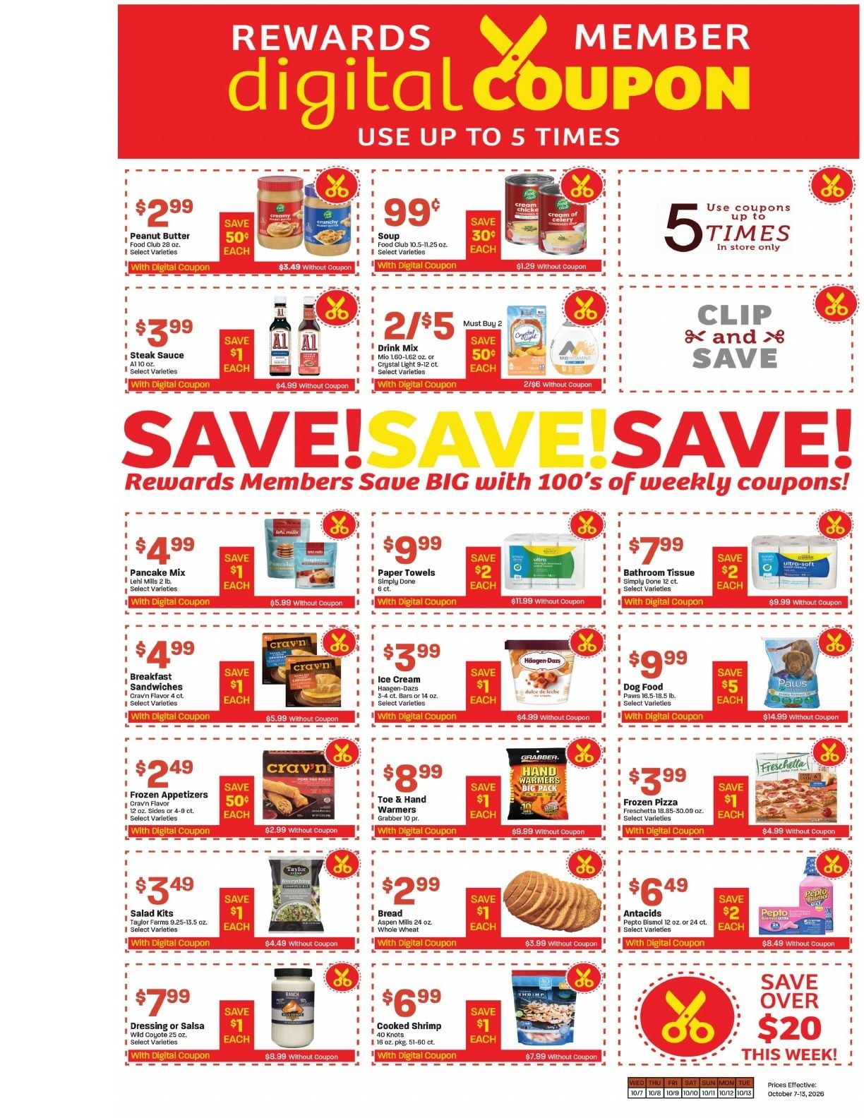 Glazier's Market Weekly Ad October 7 - 13, 2026