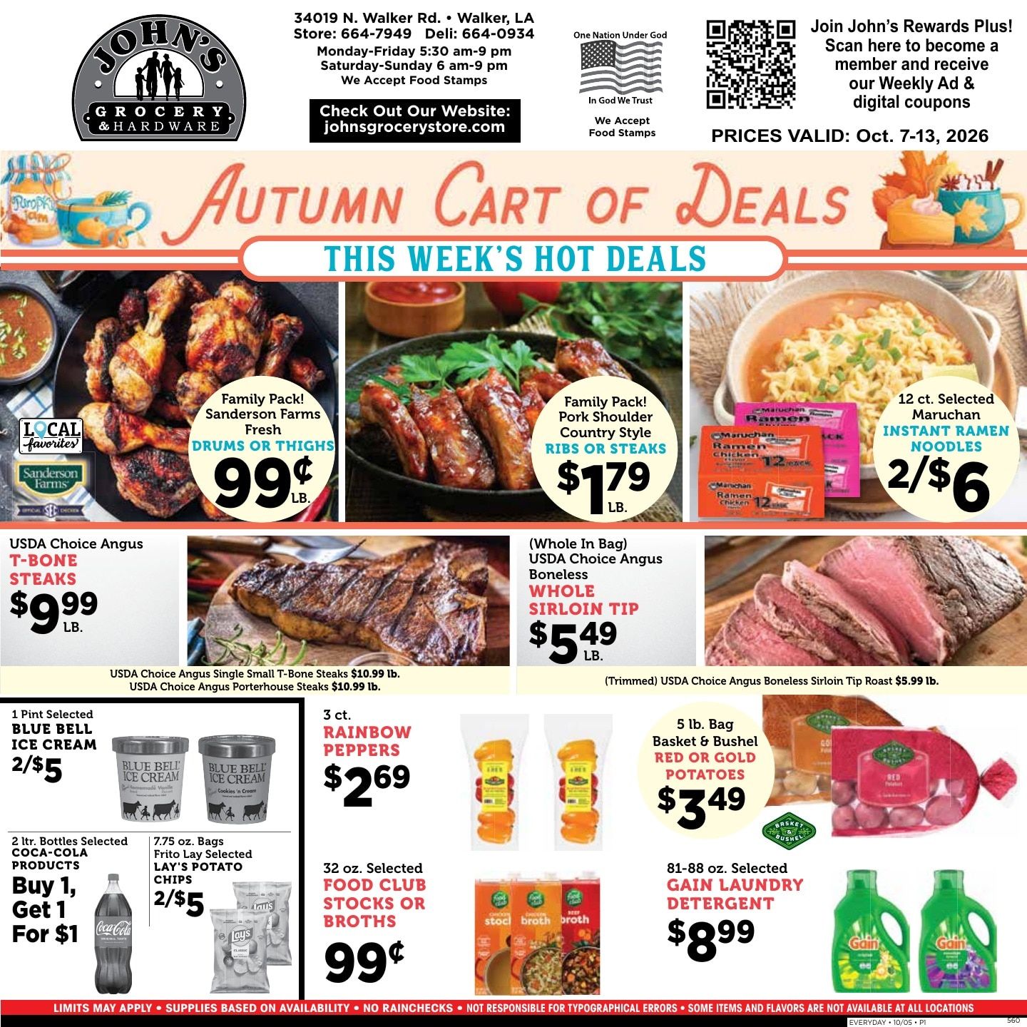 John's Grocery Weekly Ad October 7 - 13, 2026