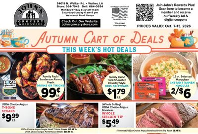 John's Grocery Weekly Ad October 7 - 13, 2026