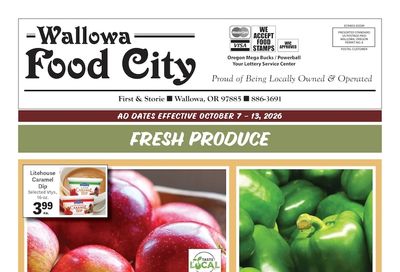 Wallowa Food City Weekly Ad October 7 - 13, 2026