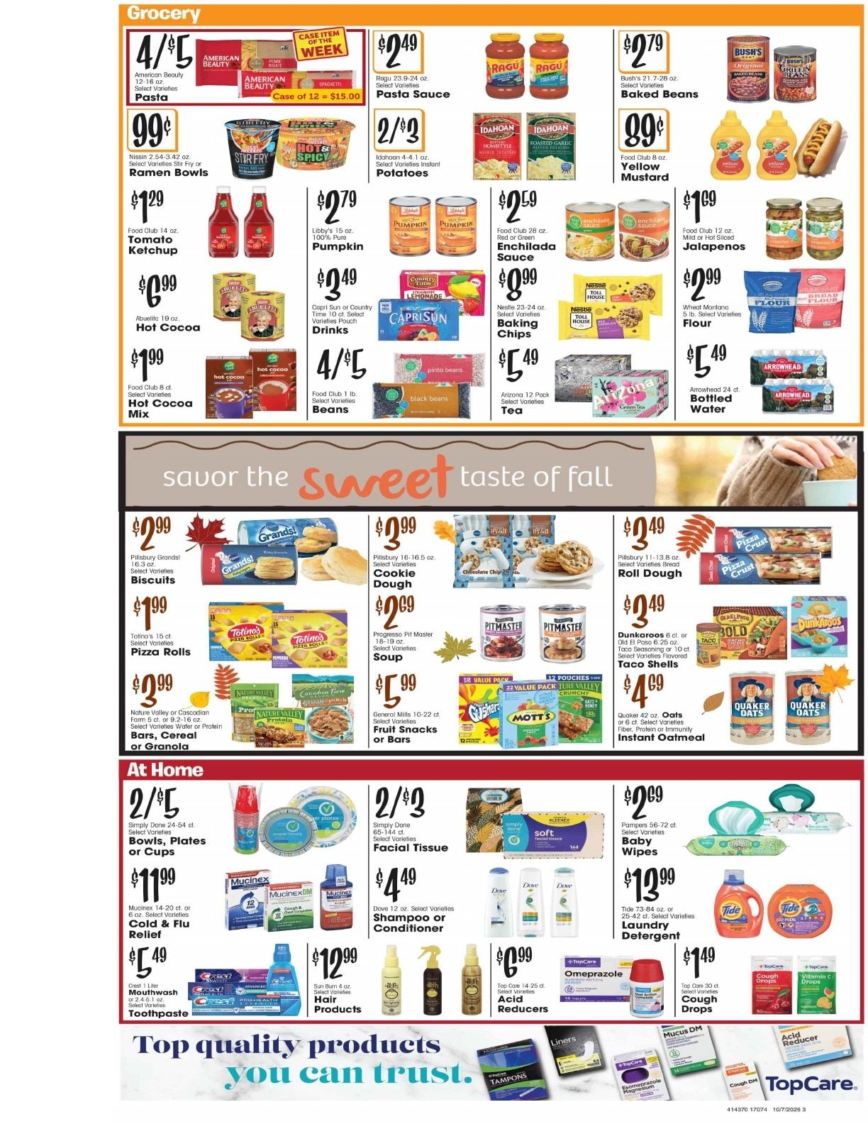Ken's Food Market Weekly Ad October 7 - 13, 2026