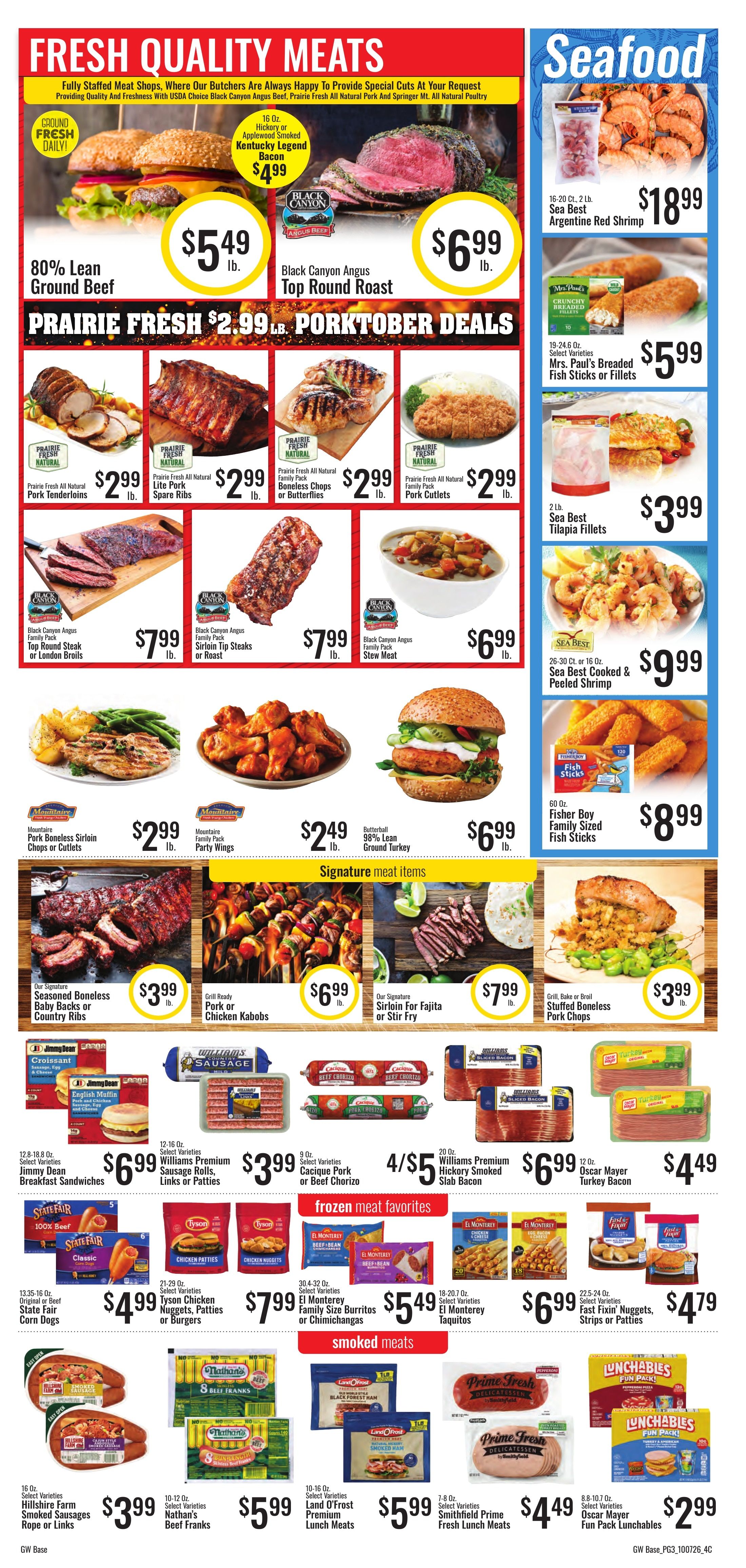 G&W Foods (Iola, KS) Weekly Ad October 7 - 20, 2026