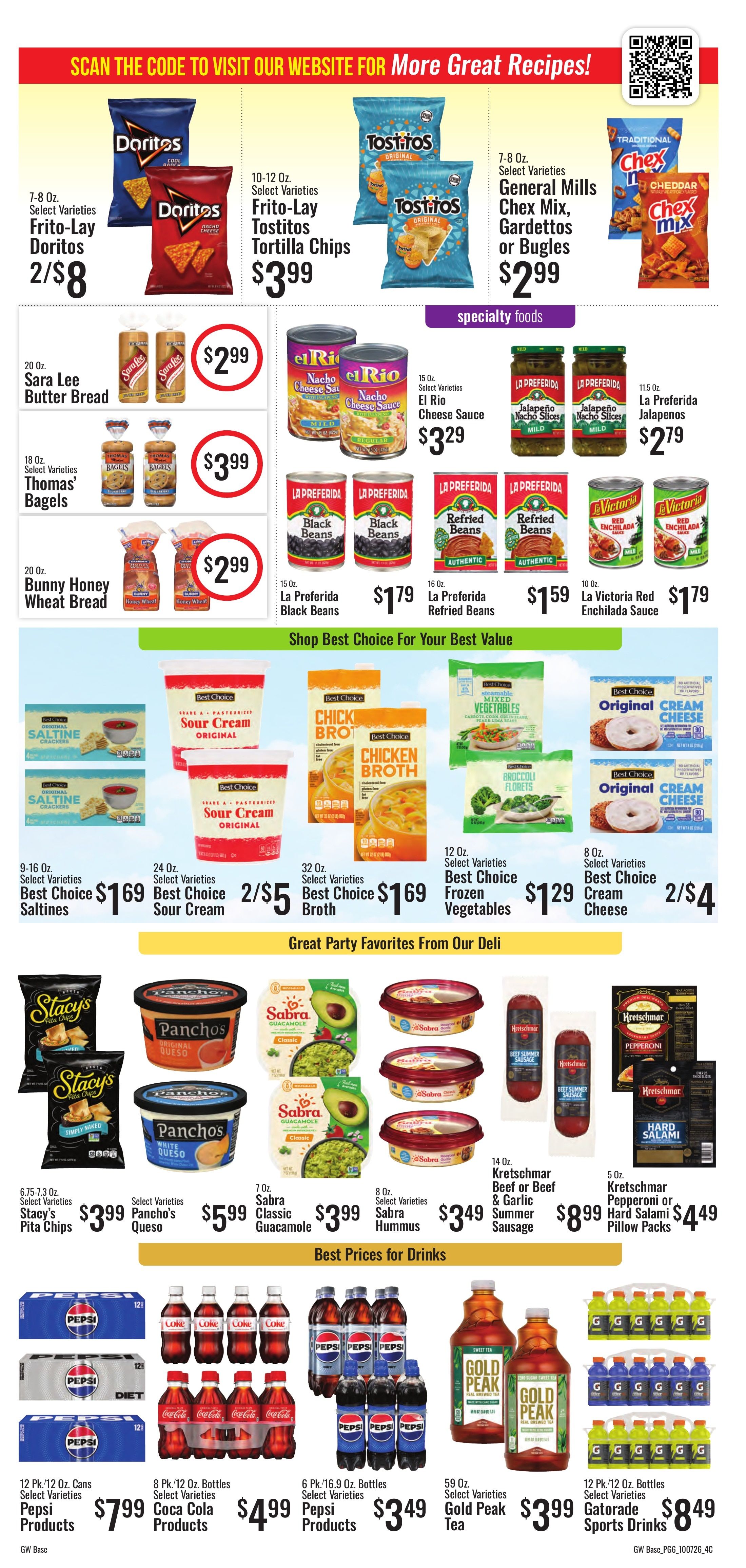 G&W Foods (Neodesha, KS) Weekly Ad October 7 - 20, 2026