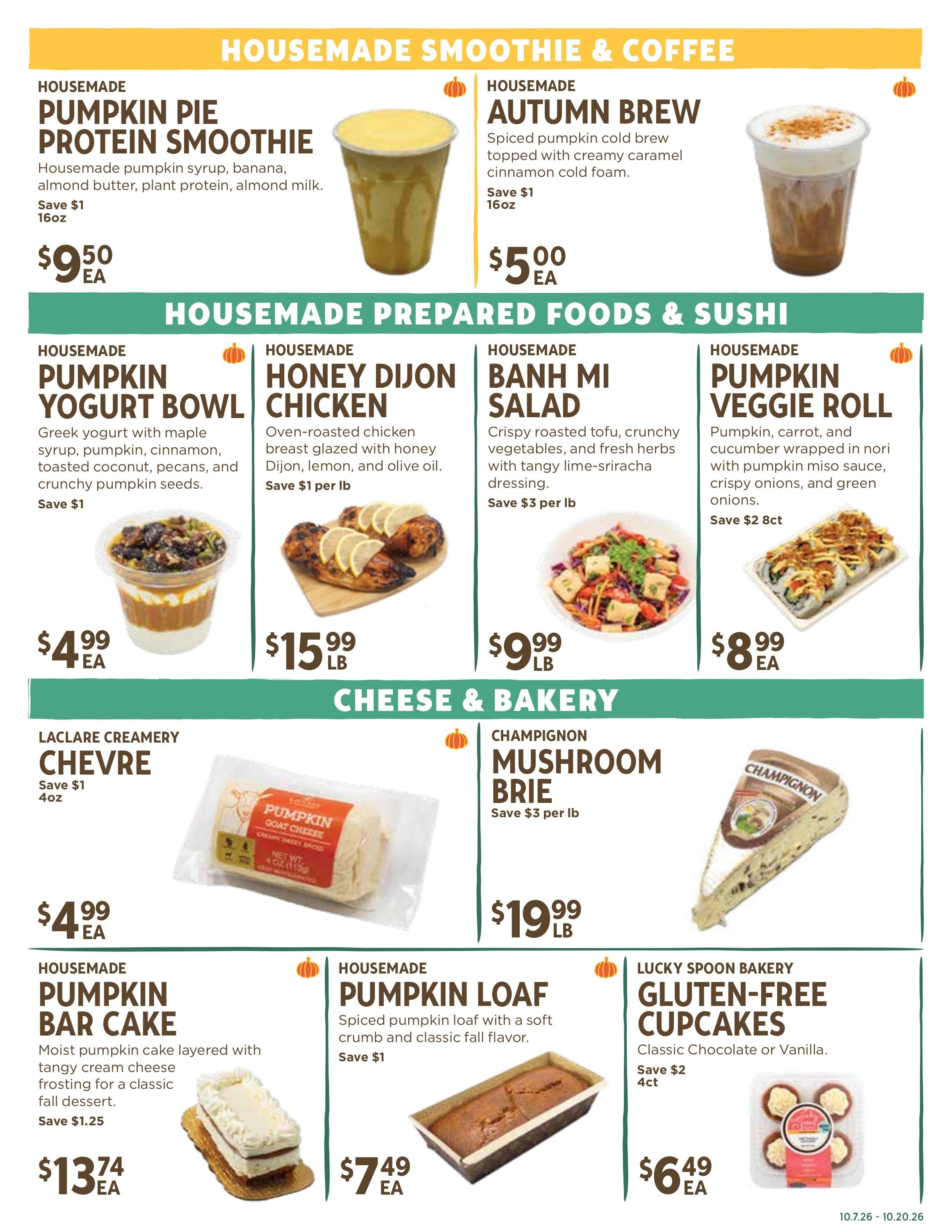 New Leaf Community Markets Weekly Ad October 14 - 20, 2026
