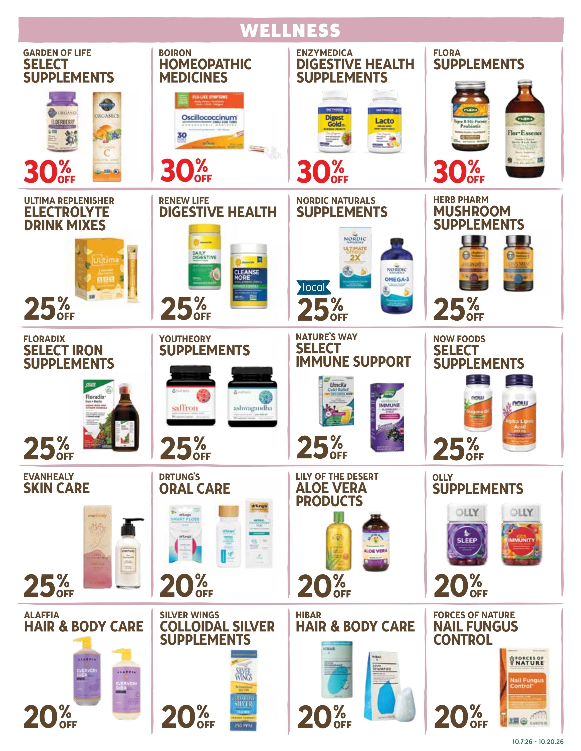 New Leaf Community Markets Weekly Ad October 14 - 20, 2026