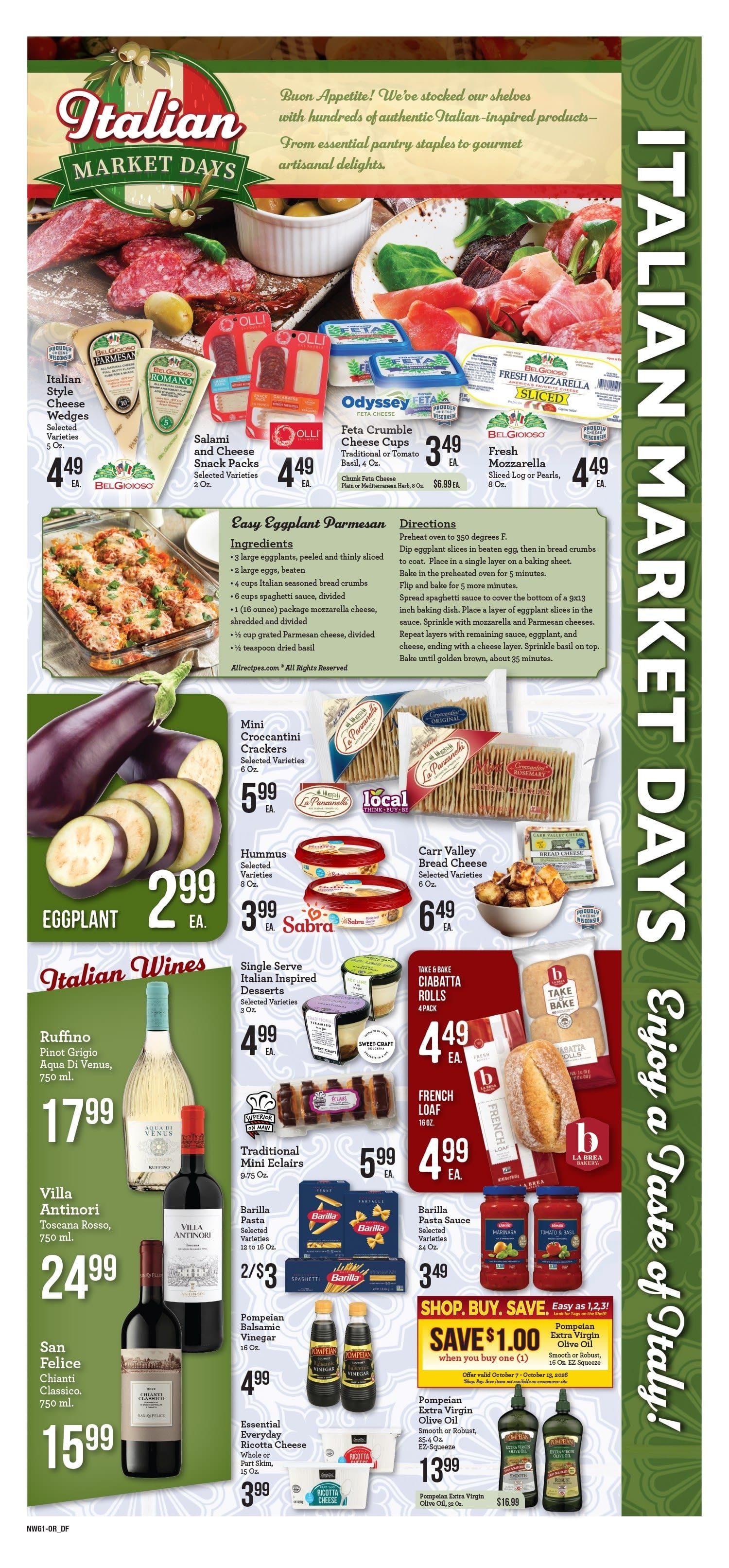Nap's Thriftway Weekly Ad October 7 - 13, 2026