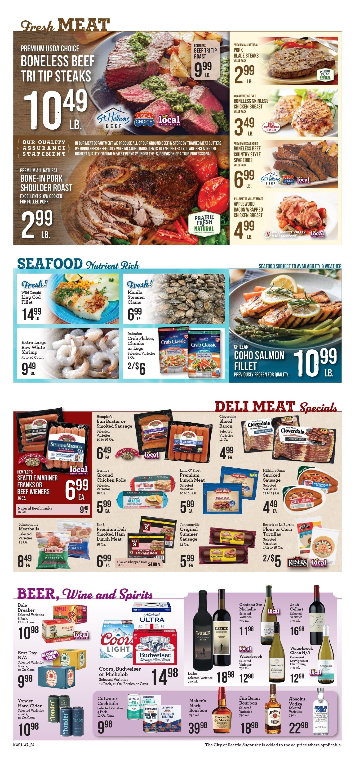 Granite Falls IGA Weekly Ad October 7 - 13, 2026
