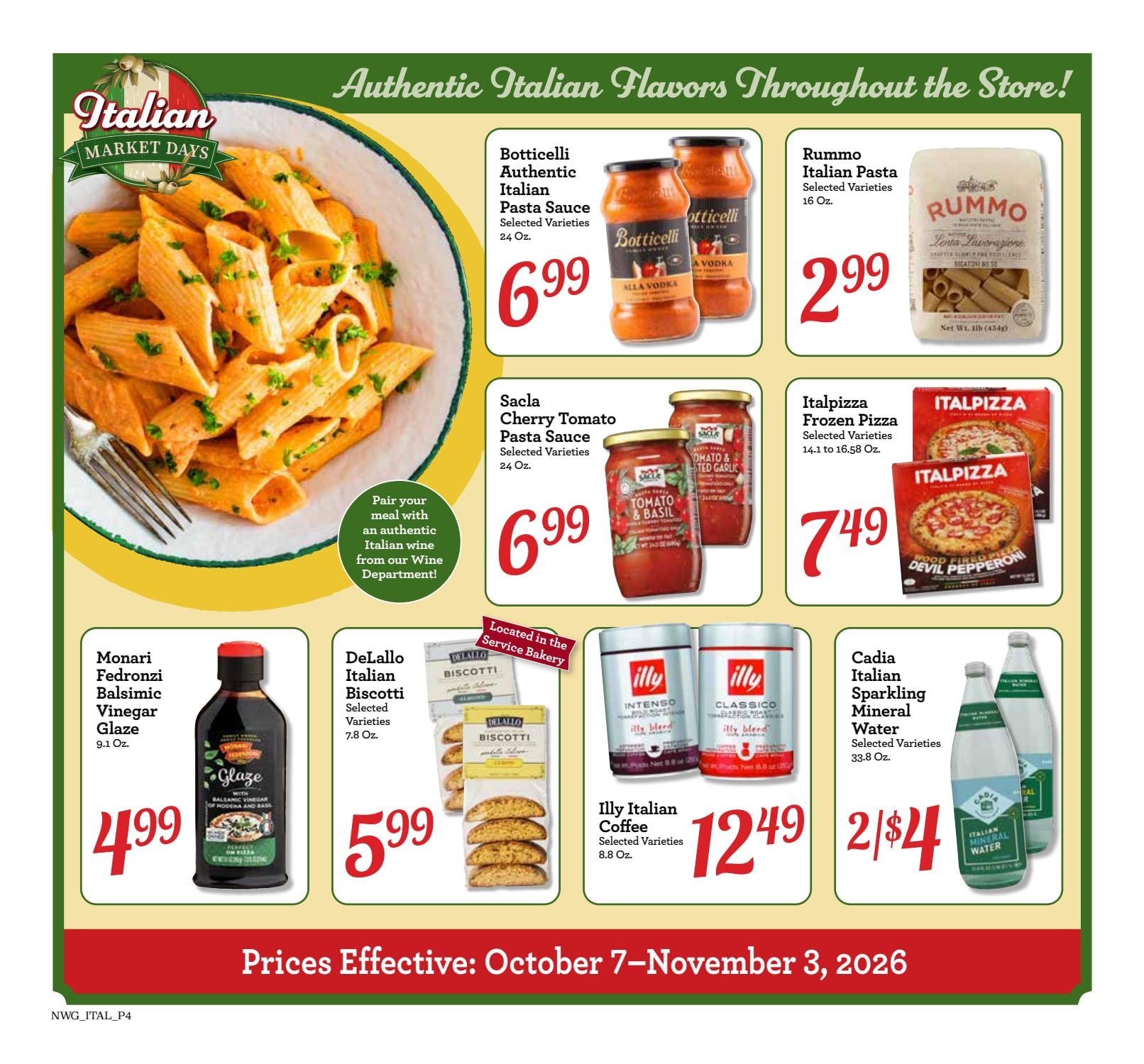 Granite Falls IGA Weekly Ad October 7 - November 3, 2026