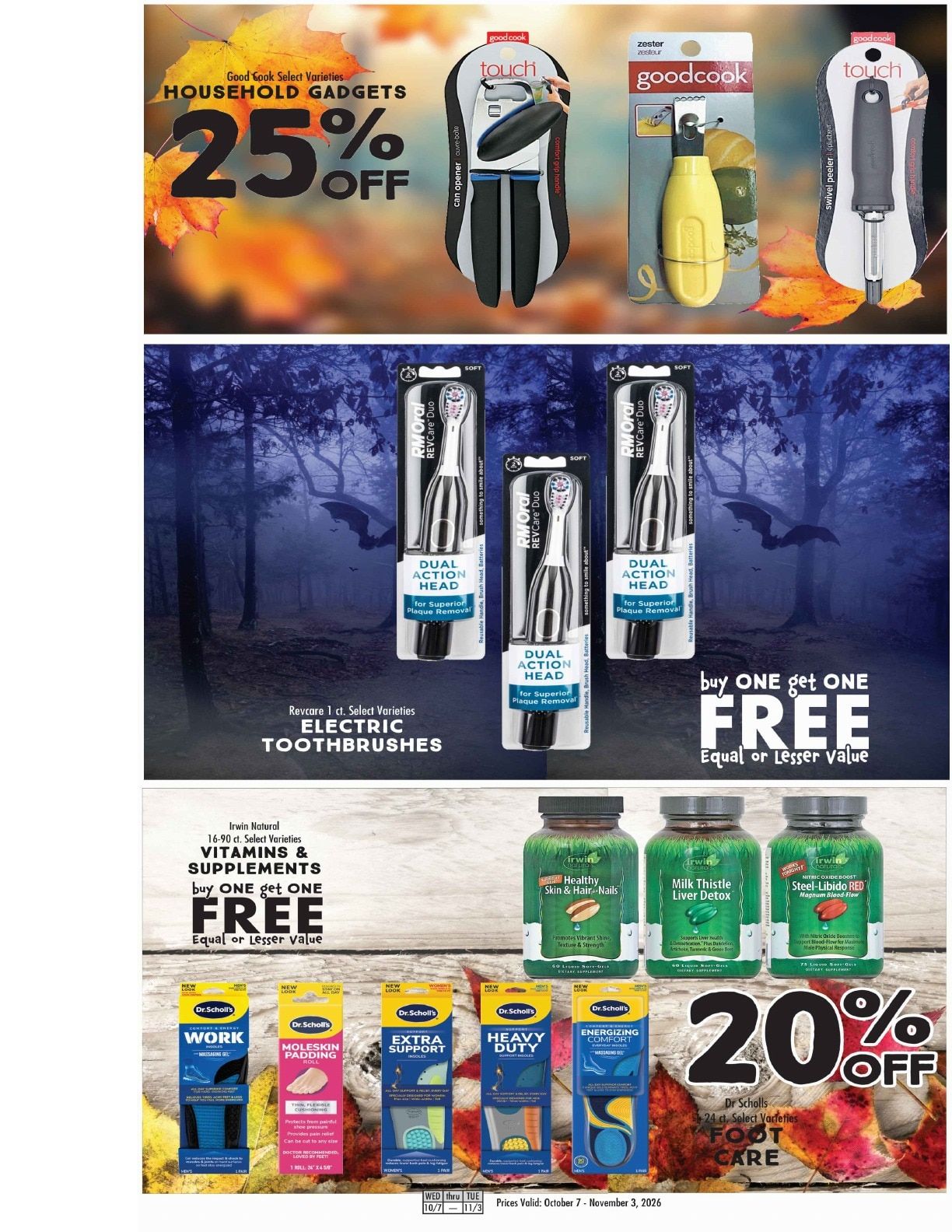 Benedict's Market BOGO Deals Weekly Ad October 7 - November 3, 2026