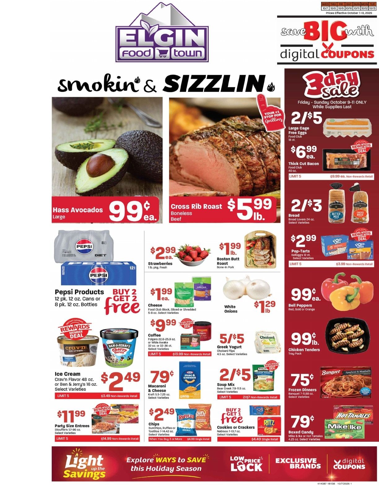 Elgin Foodtown Weekly Ad October 7 - 13, 2026