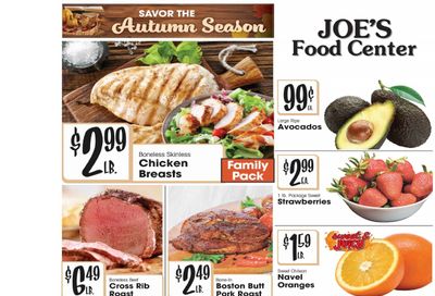 Joe's Food Center Weekly Ad October 7 - 13, 2026