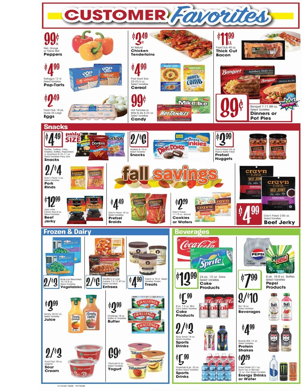 Joe's Food Center Weekly Ad October 7 - 13, 2026