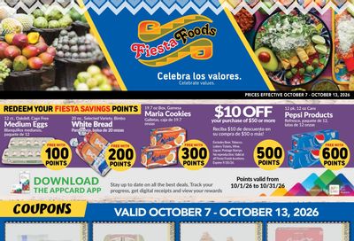 Fiesta Foods SuperMarkets Weekly Ad October 7 - 13, 2026