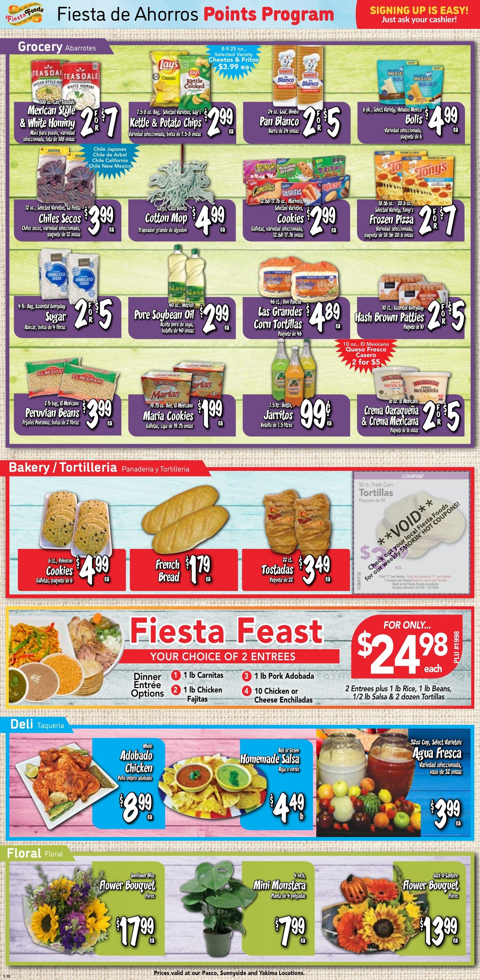 Fiesta Foods SuperMarkets Weekly Ad October 7 - 13, 2026