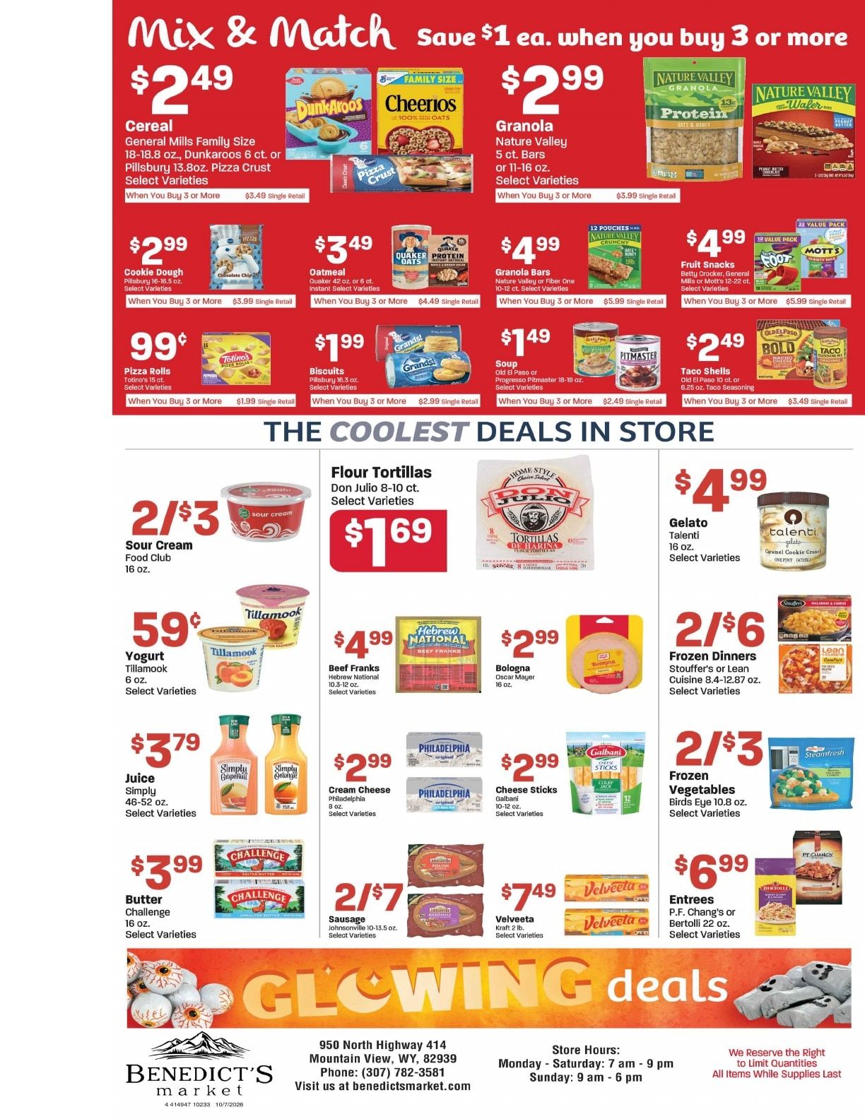 Benedict's Market Weekly Ad October 7 - 13, 2026