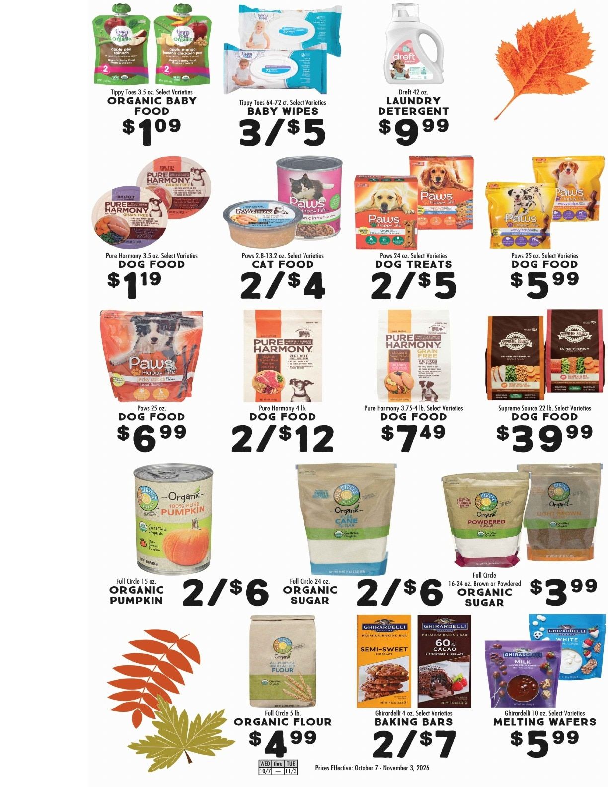 Benedict's Market Weekly Ad October 7 - November 3, 2026