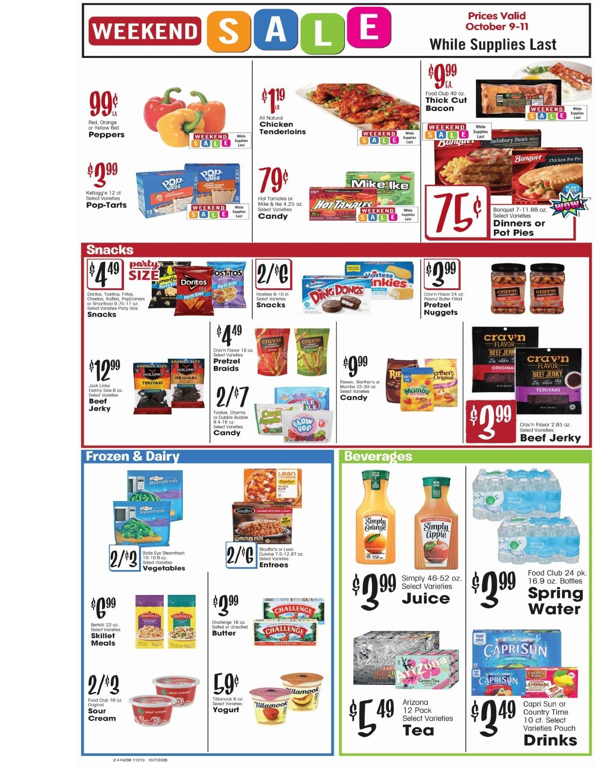 Panaca Market Weekly Ad October 7 - 13, 2026