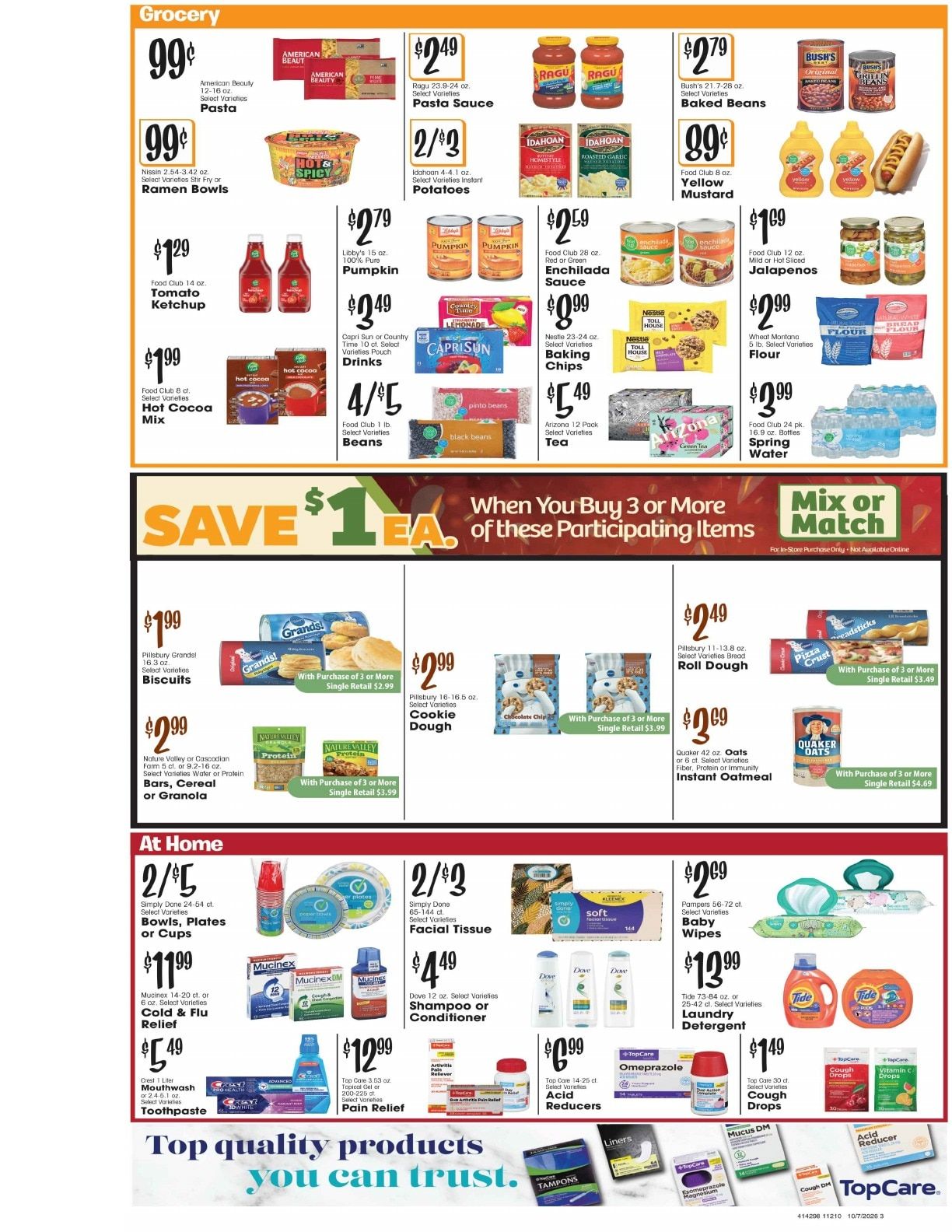 Panaca Market Weekly Ad October 7 - 13, 2026