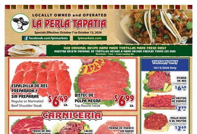 La Perla Tapatia Weekly Ad October 7 - 13, 2026
