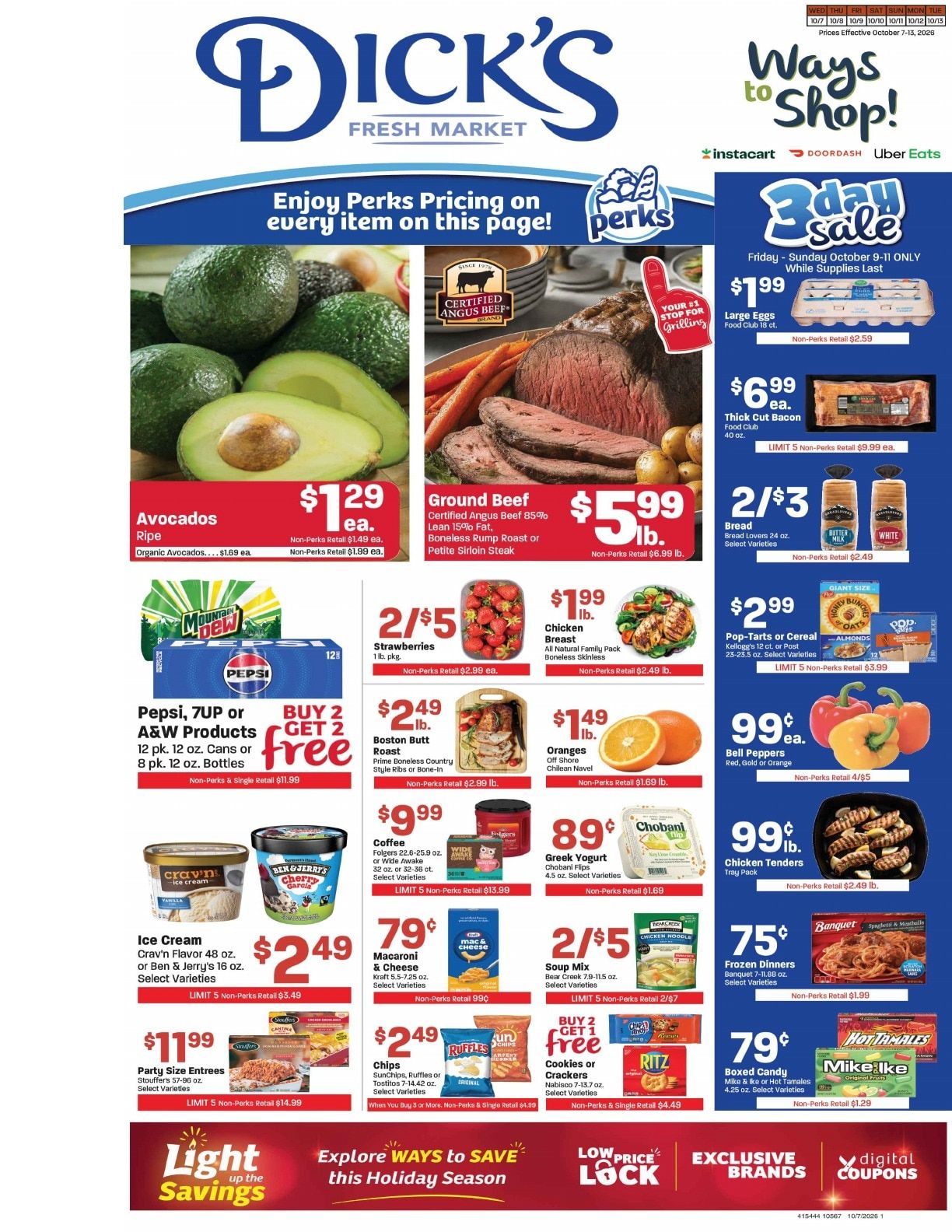 Dick's Market (Bountiful, UT) Weekly Ad October 7 - 13, 2026