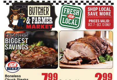 Butcher & Farmer Market Weekly Ad October 7 - 13, 2026