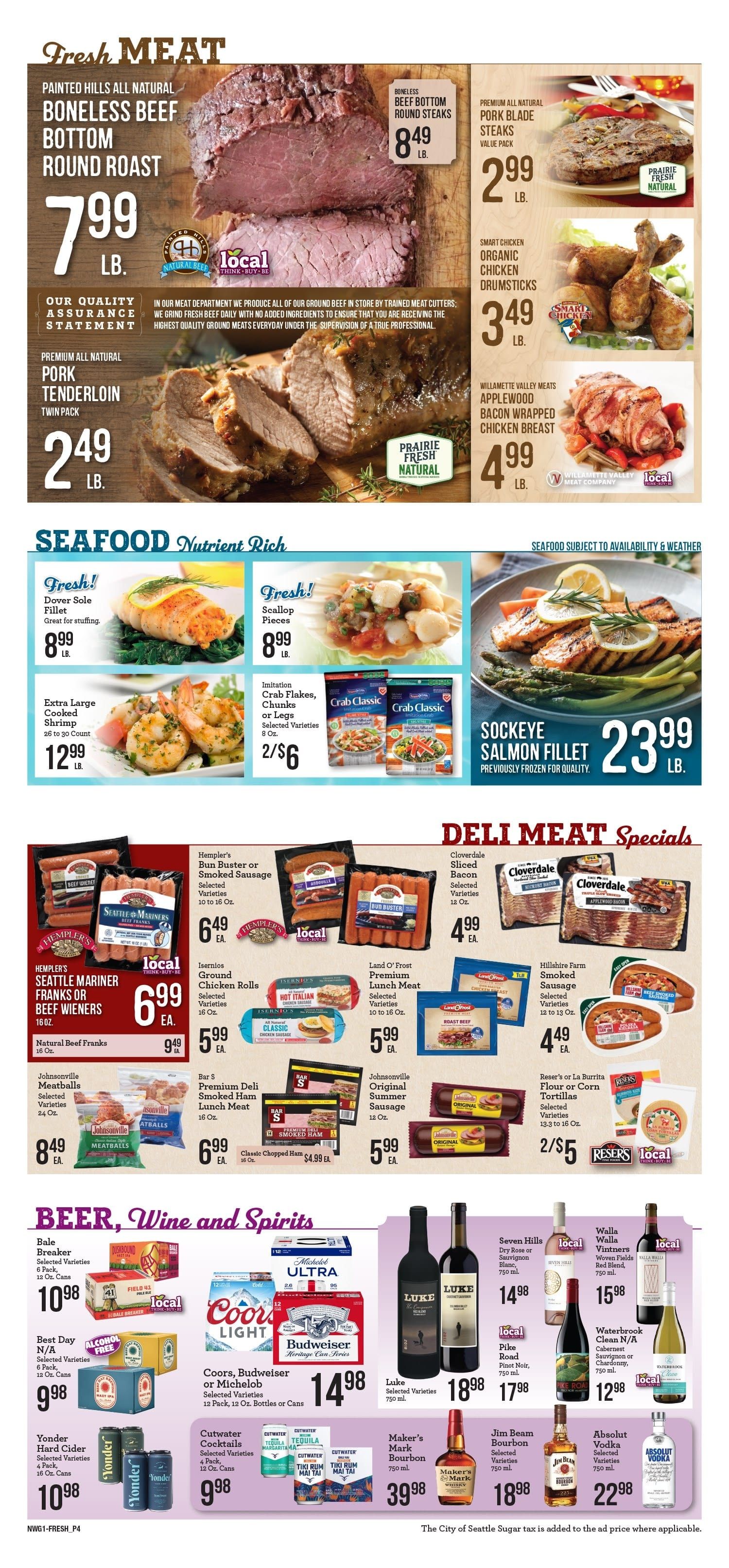 Vashon Thriftway Weekly Ad October 7 - 13, 2026