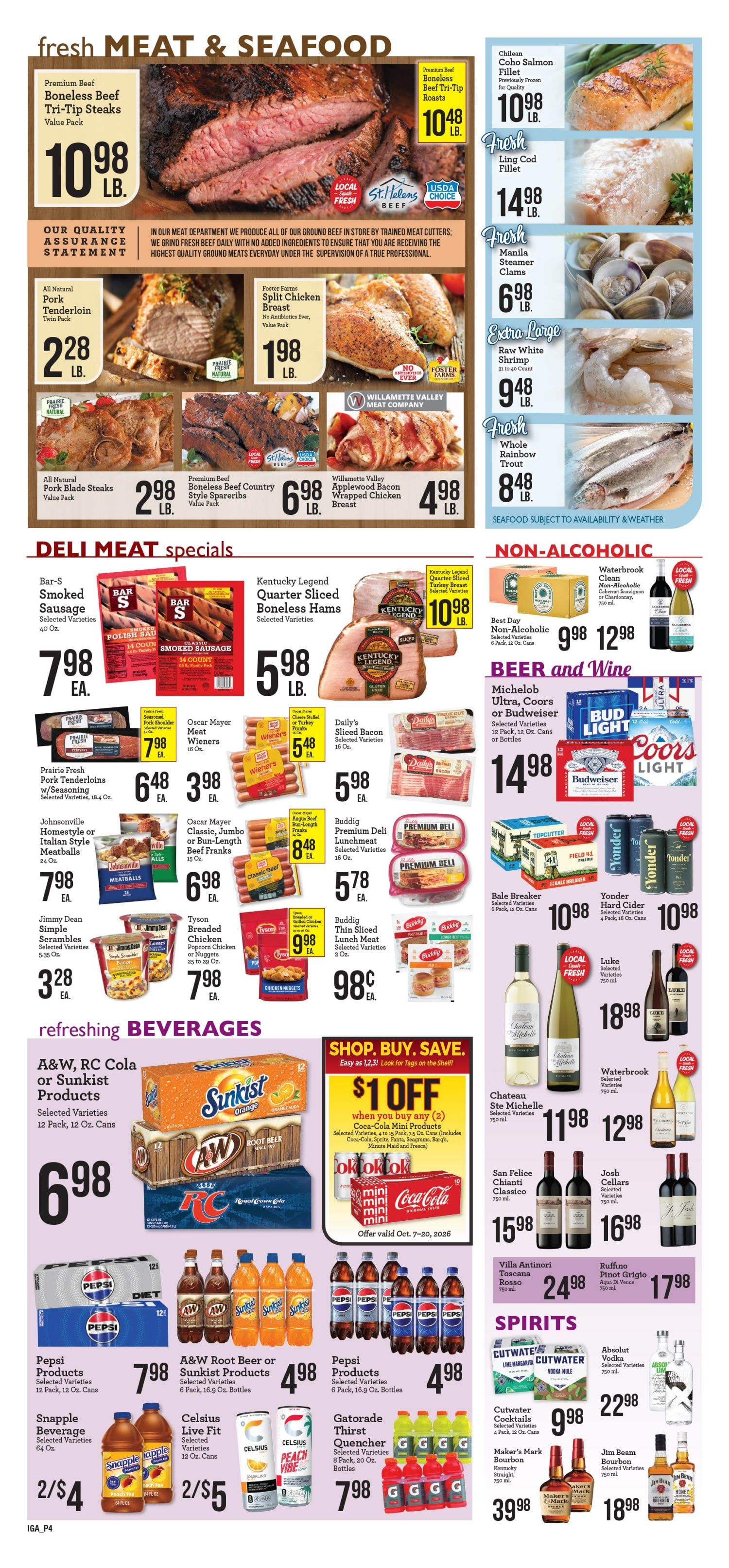 Vashon Market Fresh Weekly Ad October 7 - 13, 2026
