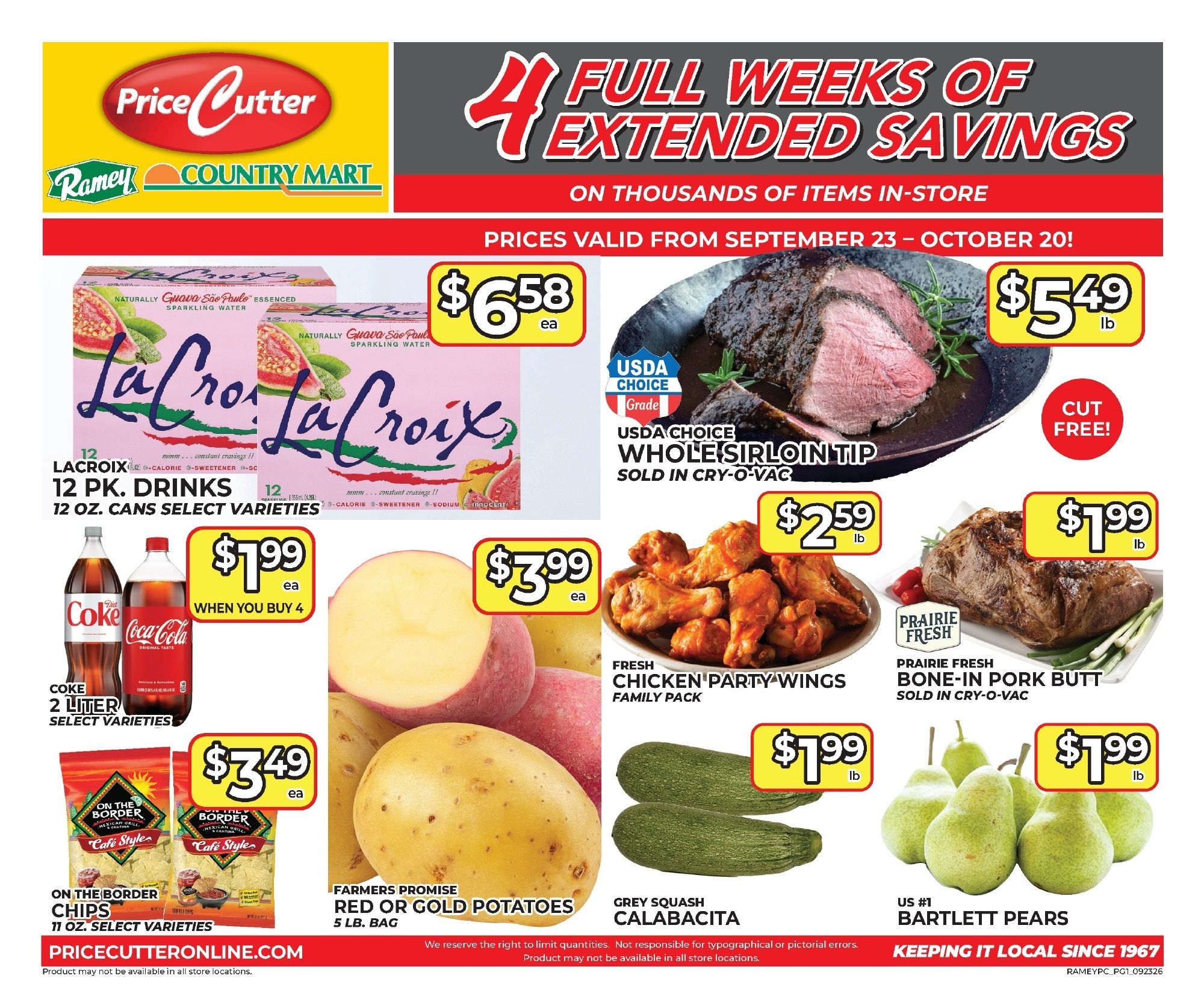 King Food Saver (Aurora, MO) Monthly Digital Deals Weekly Ad October 7 - 20, 2026