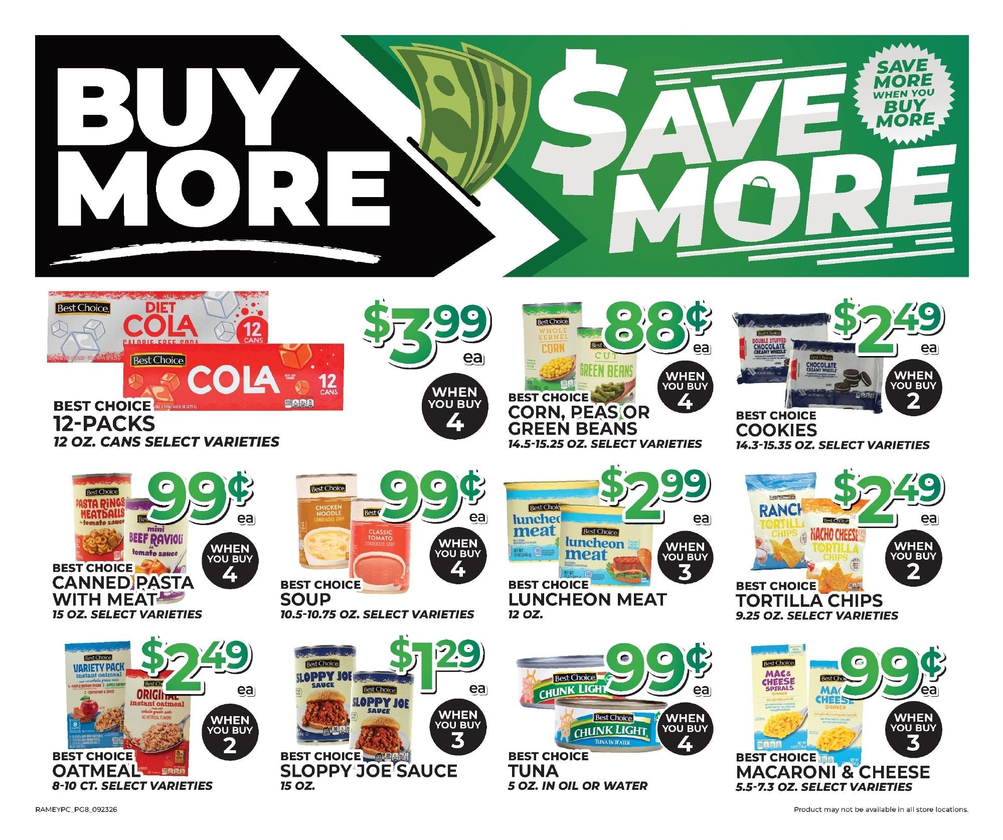 King Food Saver (Aurora, MO) Monthly Digital Deals Weekly Ad October 7 - 20, 2026