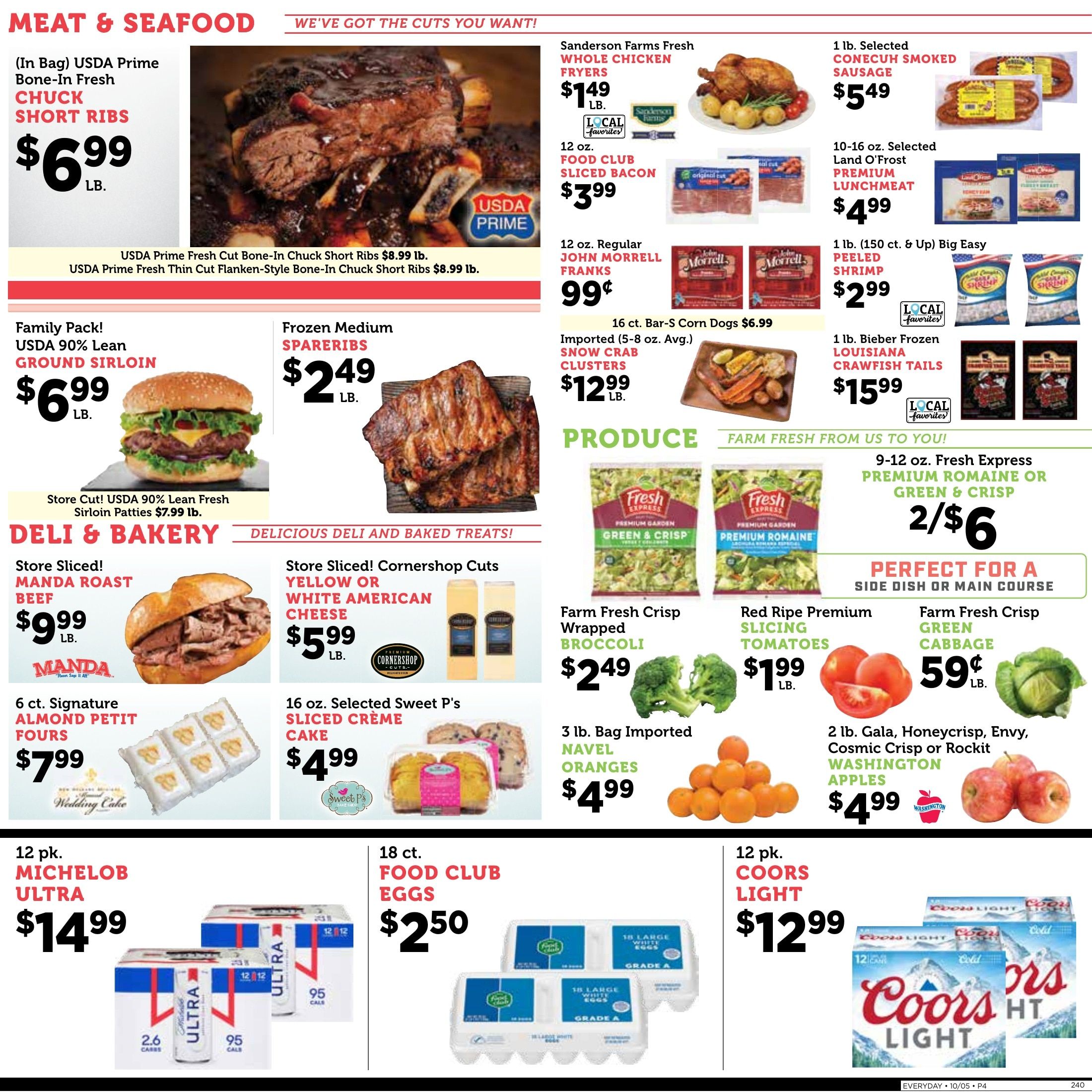 Wayne Lee's Grocery & Market Weekly Ad October 7 - 13, 2026