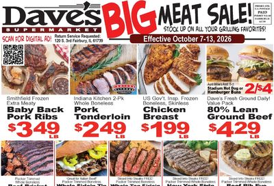 Dave's Supermarket (Fairbury, IL) Weekly Ad October 7 - 13, 2026