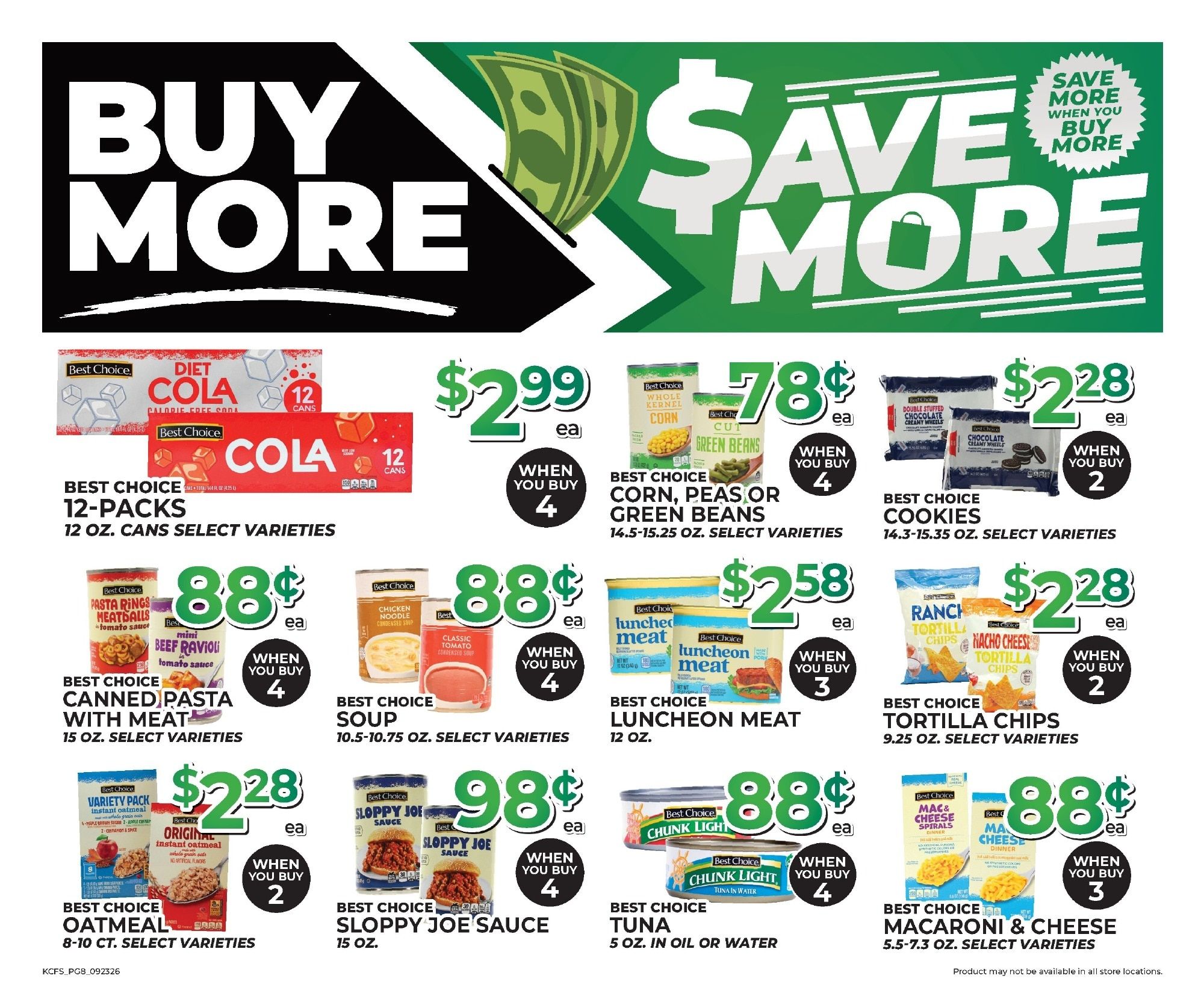 King Food Saver (Kansas, Missouri) Monthly Digital Deals Weekly Ad October 7 - 20, 2026