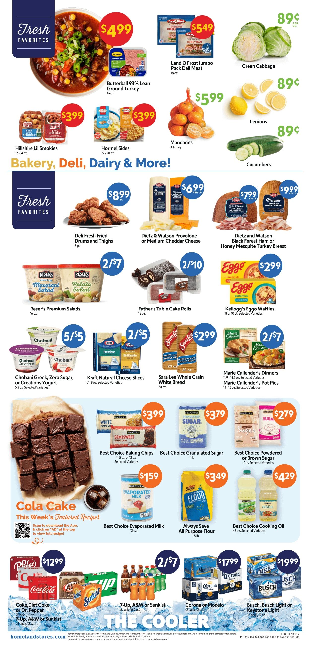 Homeland Stores (Ardmore and other locations, OK) Weekly Ad October 7 - 13, 2026