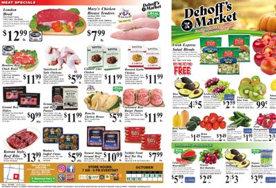 Dehoff's Key Markets (Redwood City Area, CA) Weekly Ad October 7 - 13, 2026