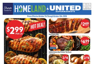 Homeland Stores (Haskell, OK) Weekly Ad October 7 - 13, 2026