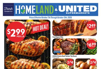 Homeland Stores (Okemah, OK) Weekly Ad October 7 - 13, 2026