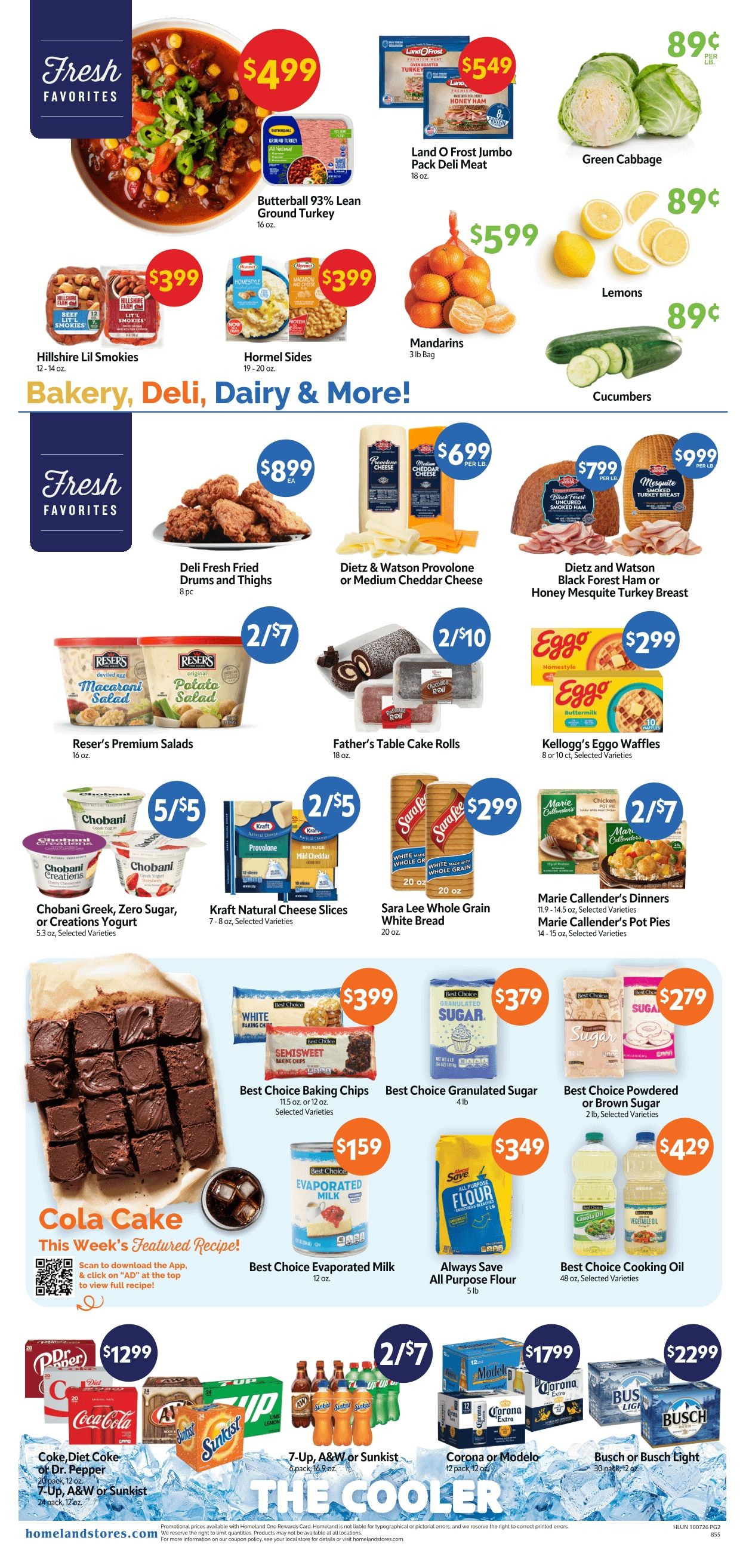 Homeland Stores (Okemah, OK) Weekly Ad October 7 - 13, 2026