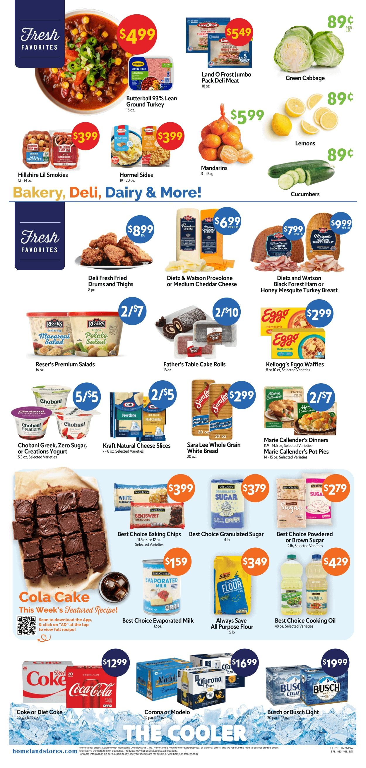 Homeland Stores (Perry and Ponca City, OK) Weekly Ad October 7 - 13, 2026