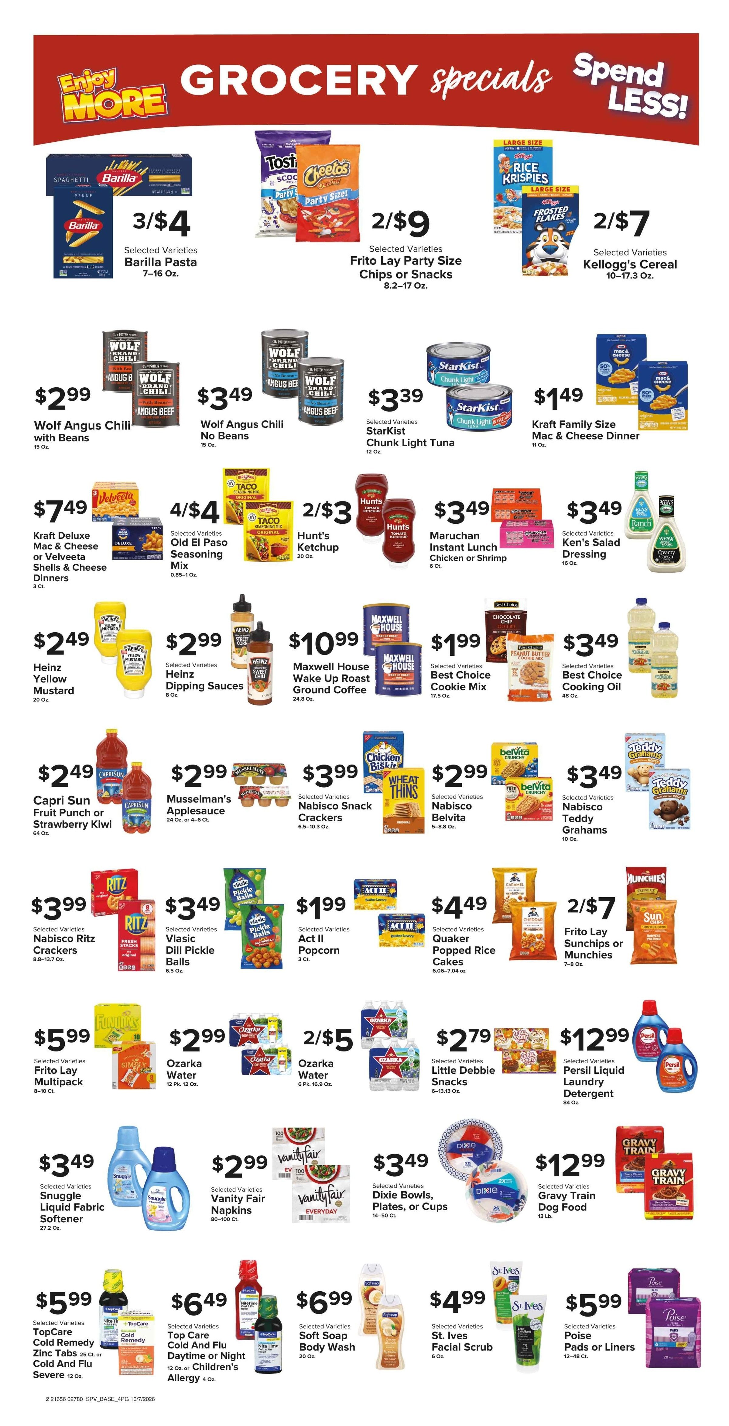 Muncy's Supermarket Autumn Adventures - Explore the Savings Weekly Ad October 7 - 13, 2026