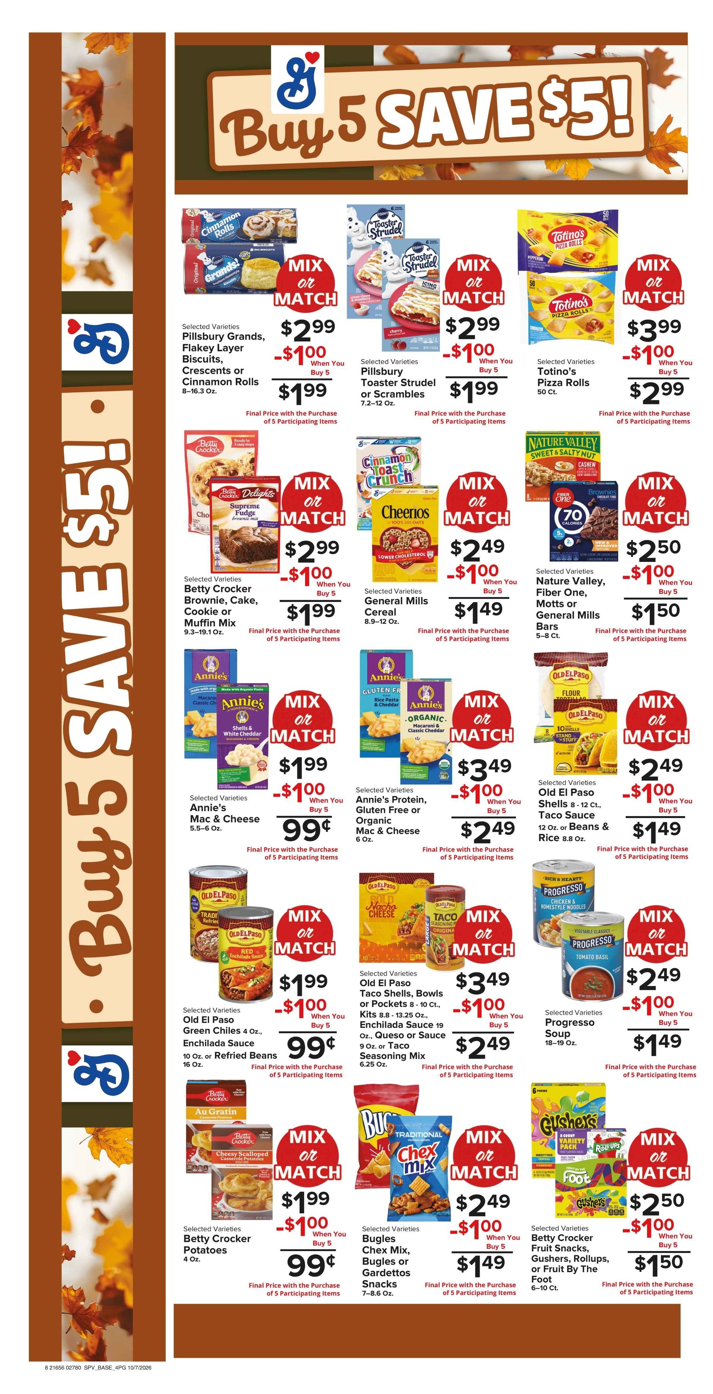 Muncy's Supermarket Autumn Adventures - Explore the Savings Weekly Ad October 7 - 13, 2026