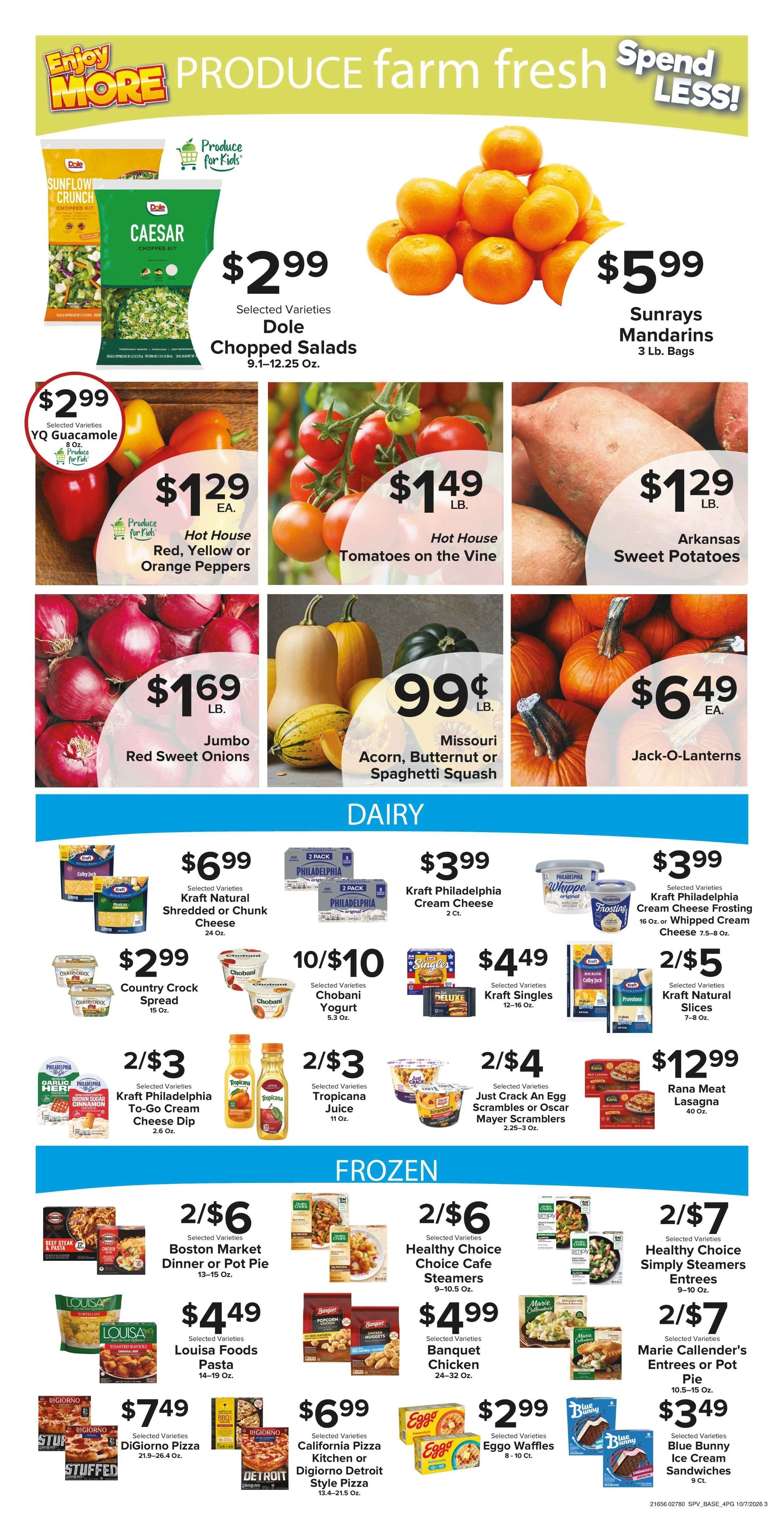 Muncy's Supermarket Autumn Adventures - Explore the Savings Weekly Ad October 7 - 13, 2026